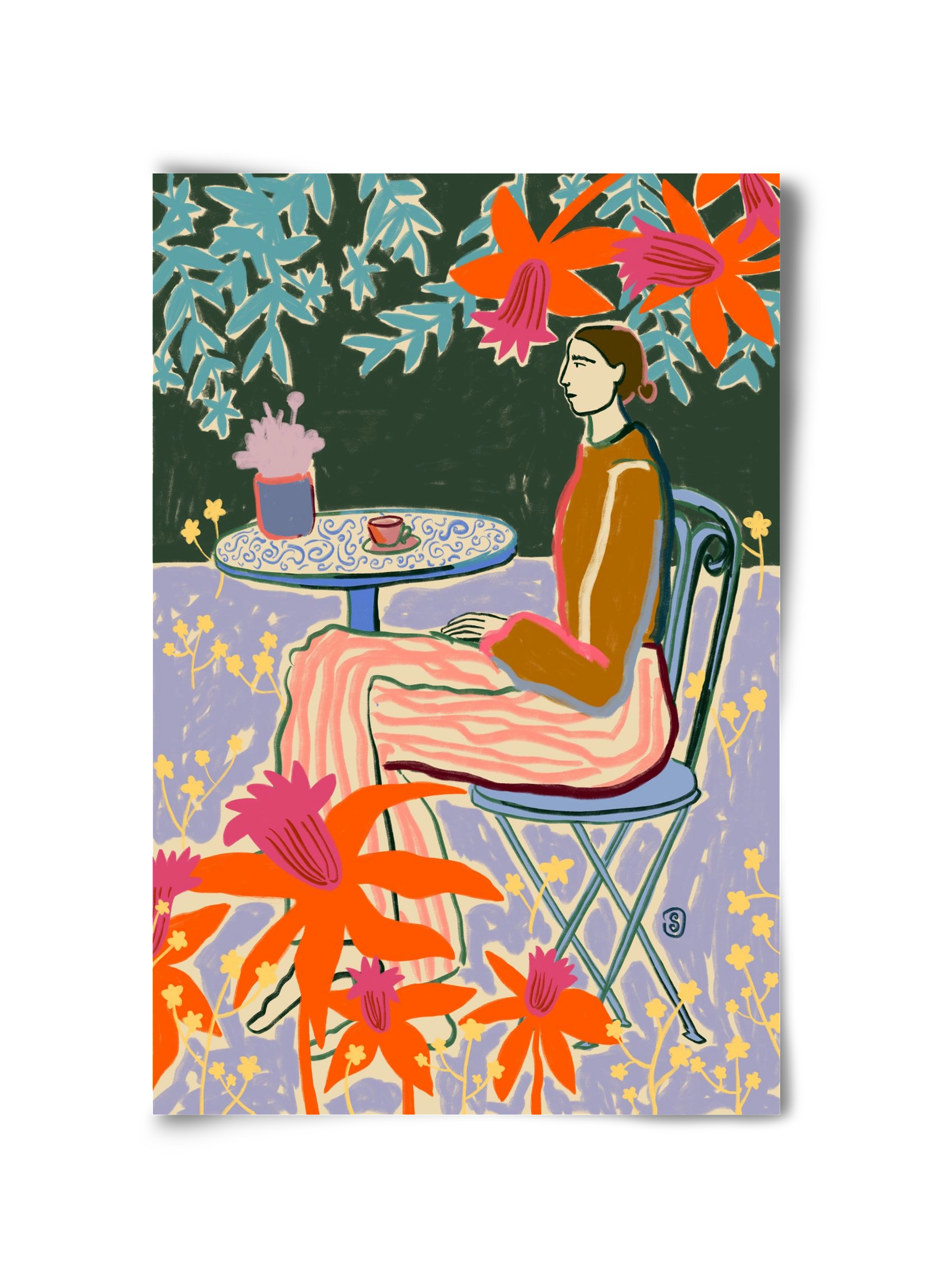 FORGET ME NOT, 30x45 cm, Keret nélkül