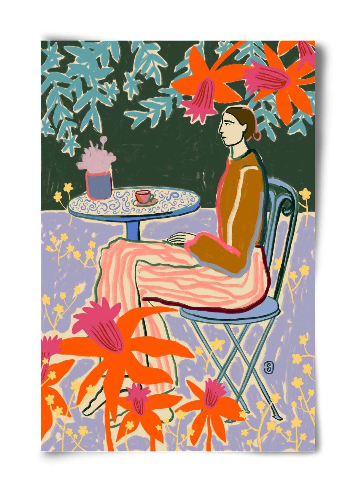 FORGET ME NOT, 40x60 cm, Keret nélkül