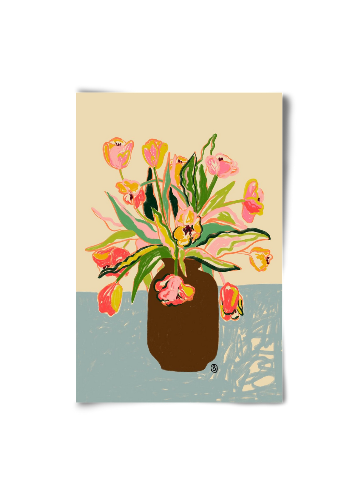 TULIPS, 20x30 cm, Keret nélkül