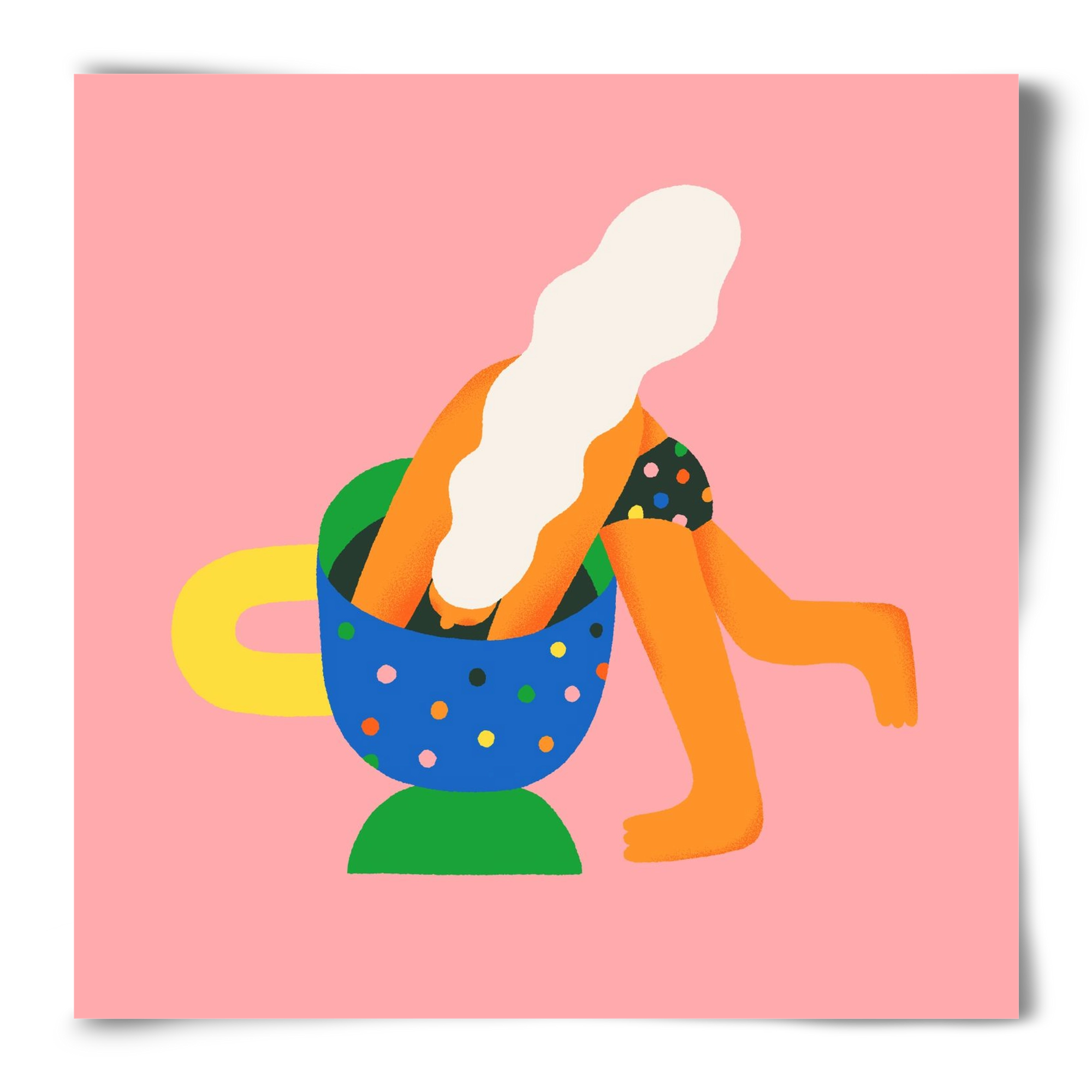 Coffee Time, 50x50 cm, Keret nélkül