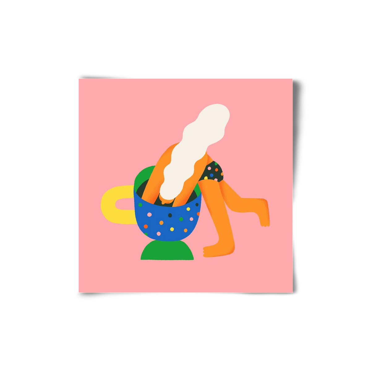 Coffee Time, 20x20 cm, Keret nélkül