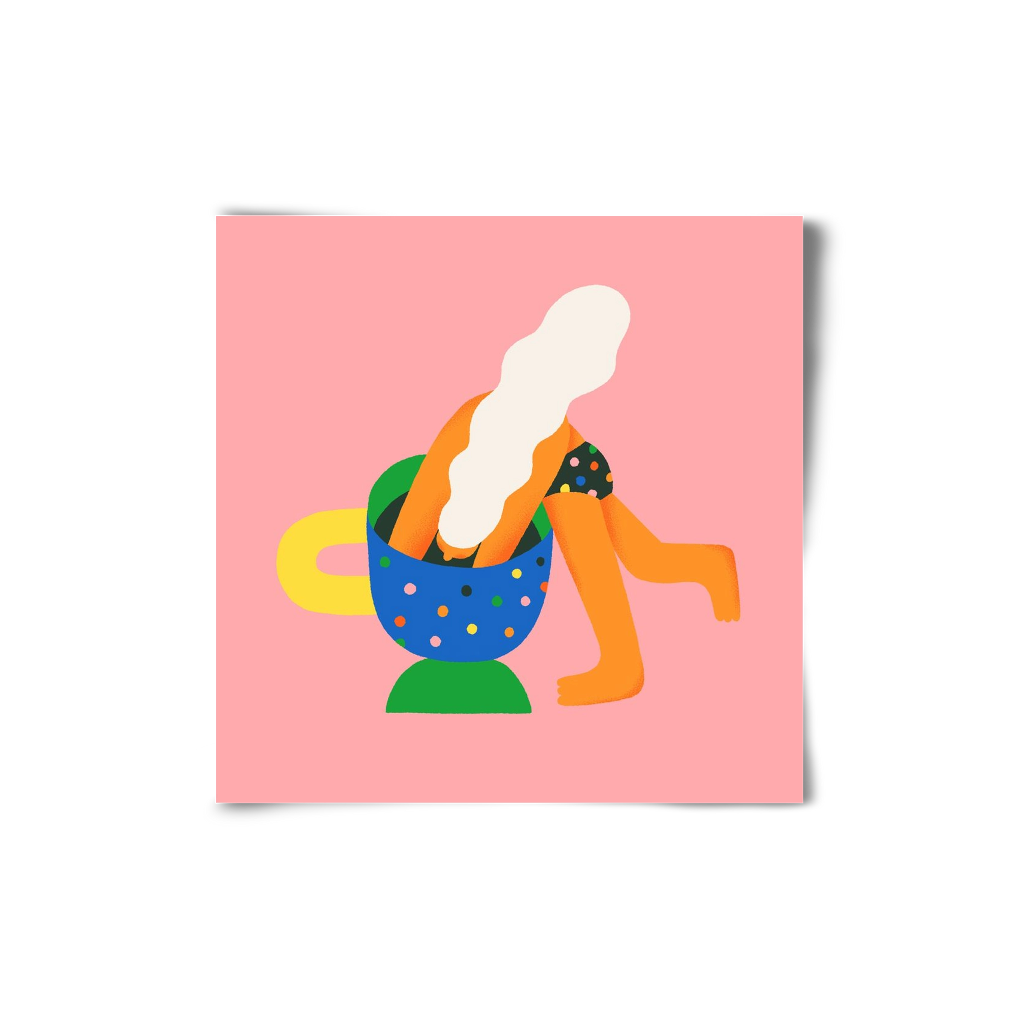 Coffee Time, 20x20 cm, Keret nélkül