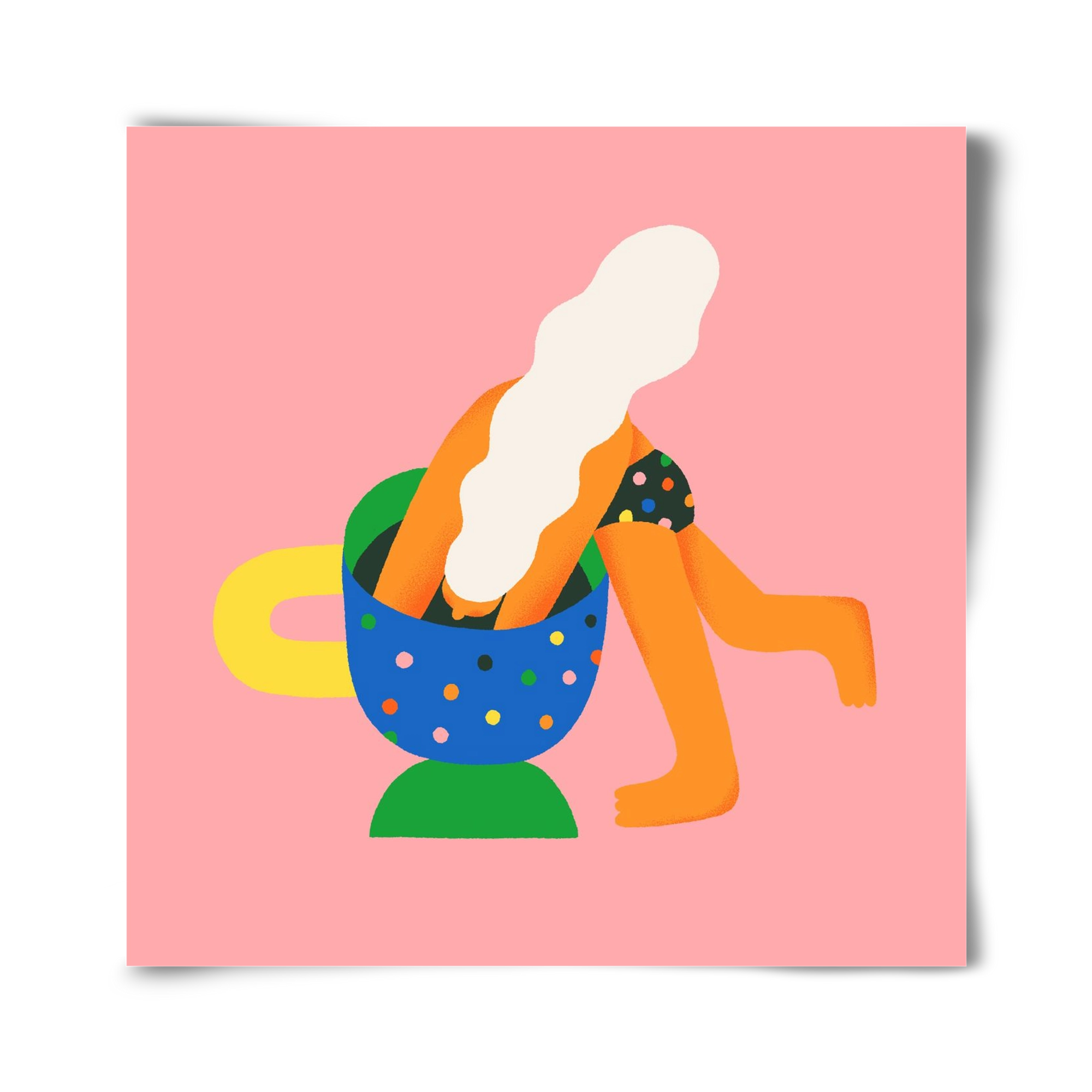 Coffee Time, 40x40 cm, Keret nélkül