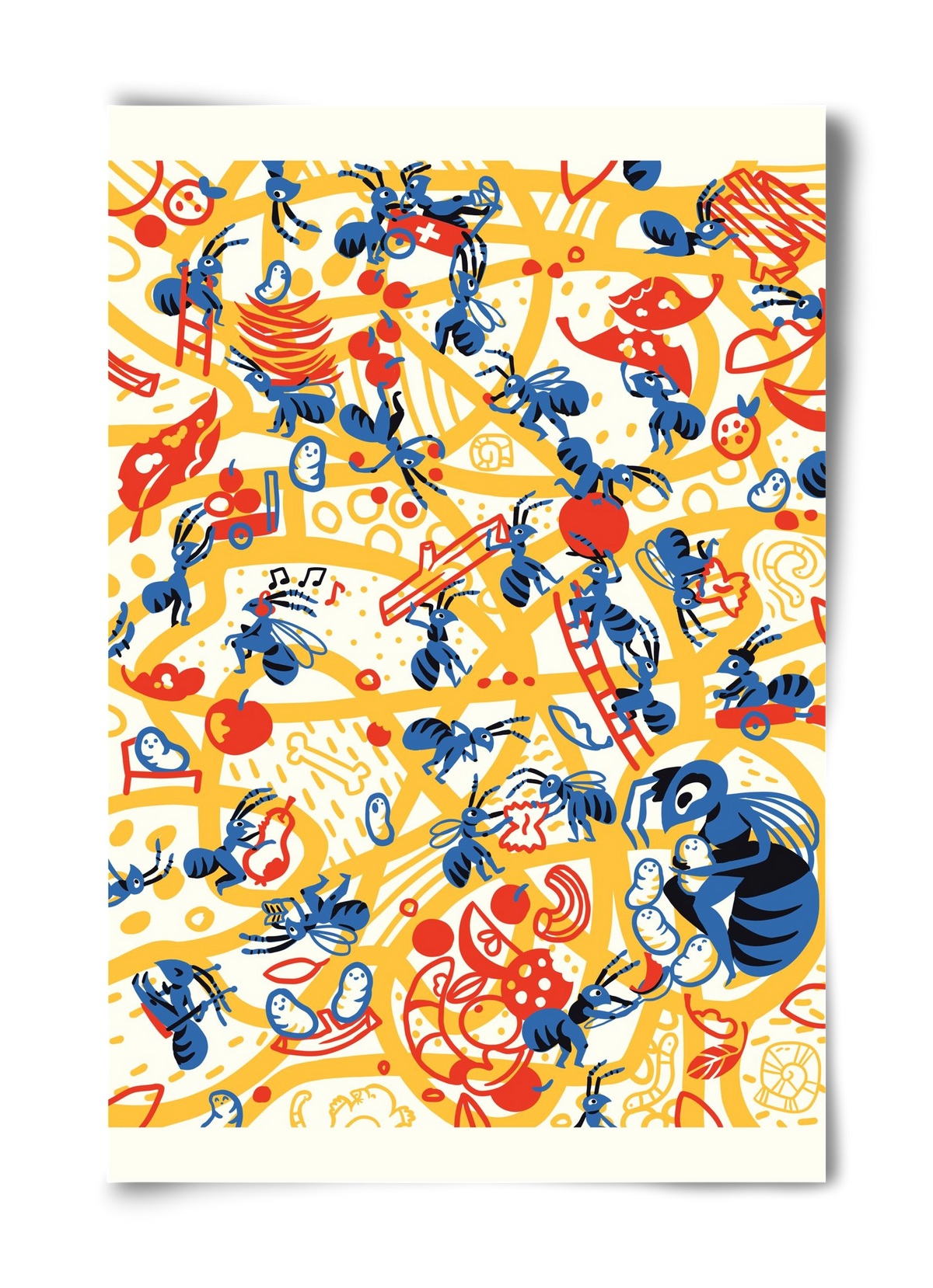 Hangyaboly, 40x60 cm, Keret nélkül