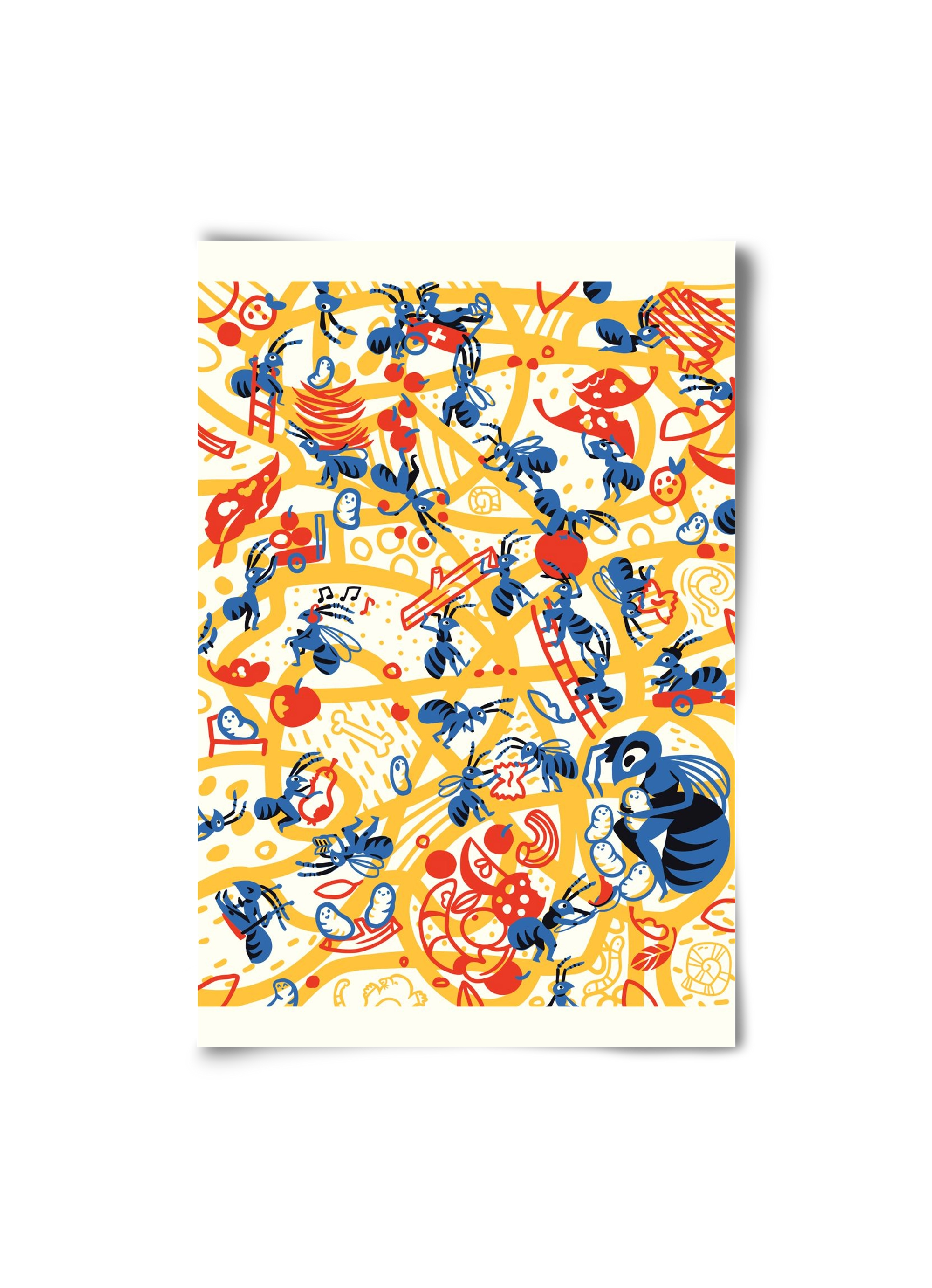 Hangyaboly, 20x30 cm, Keret nélkül