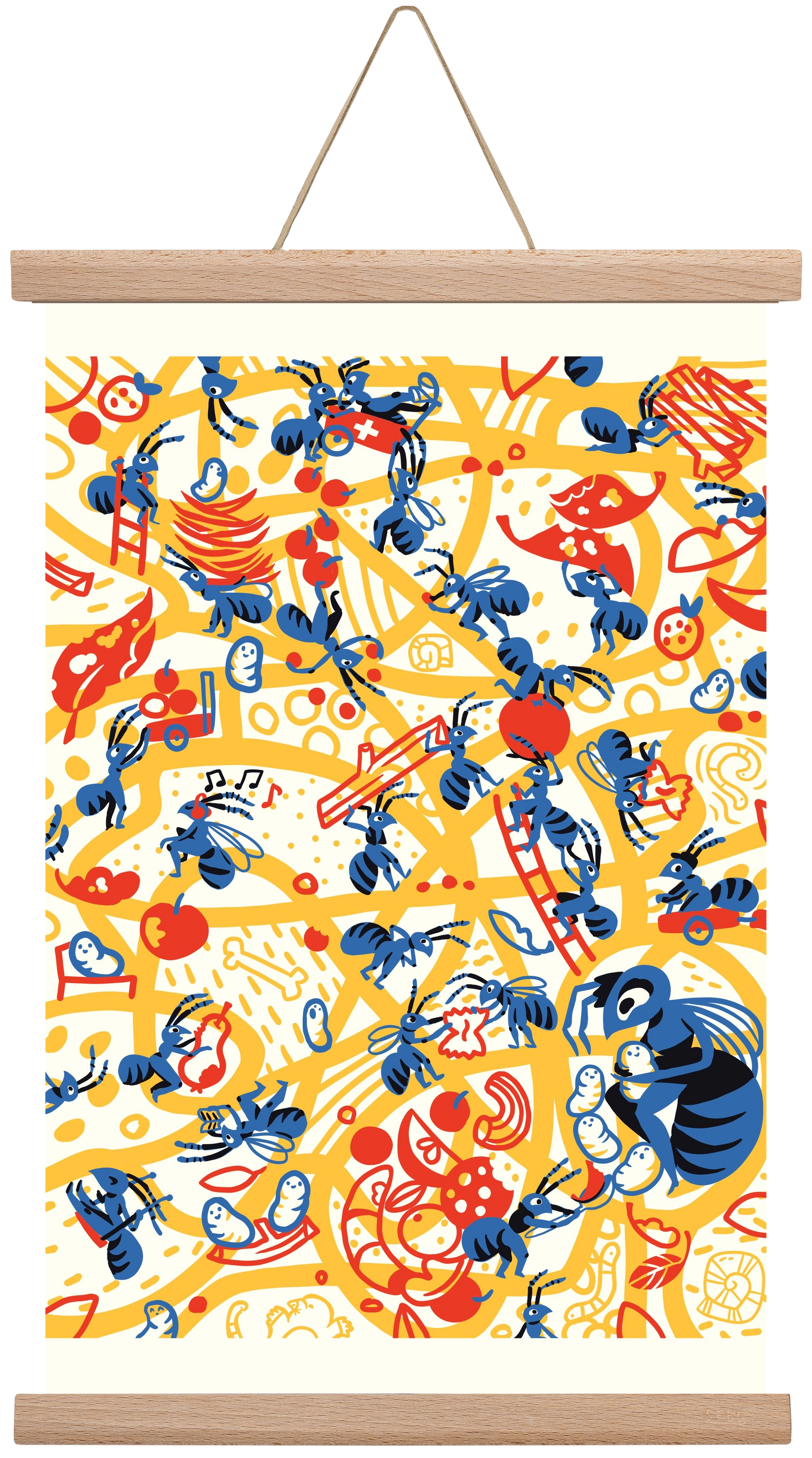 Hangyaboly, 30x45 cm (30x45 cm), Tölgy akasztó