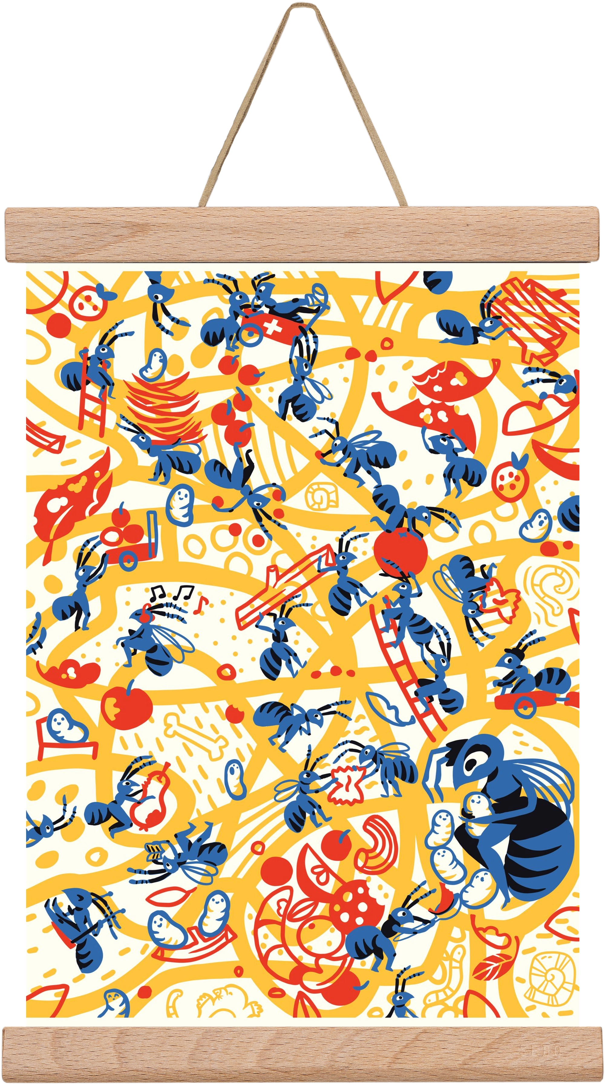 Hangyaboly, 20x30 cm (20x30 cm), Tölgy akasztó