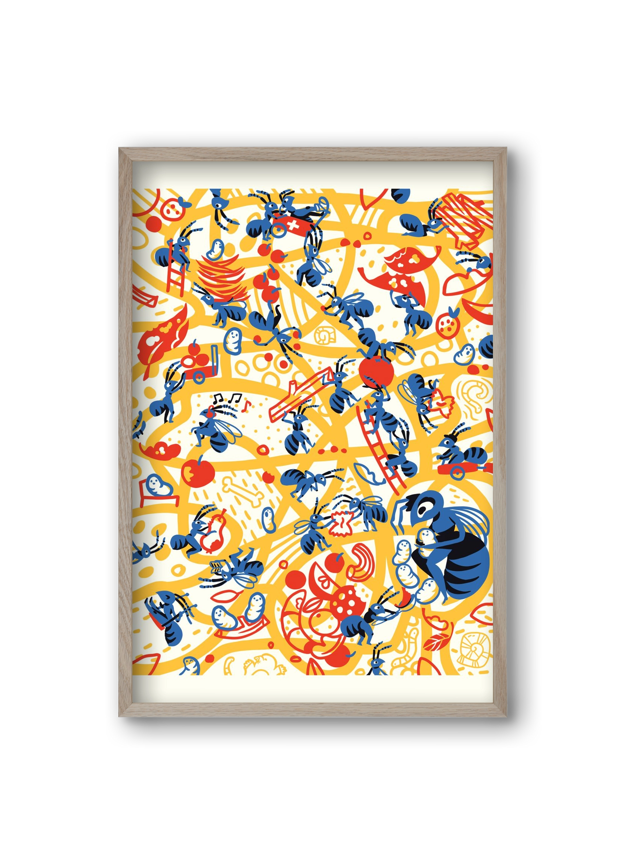 Hangyaboly, 20x30 cm (20x30 cm), Tölgy keret