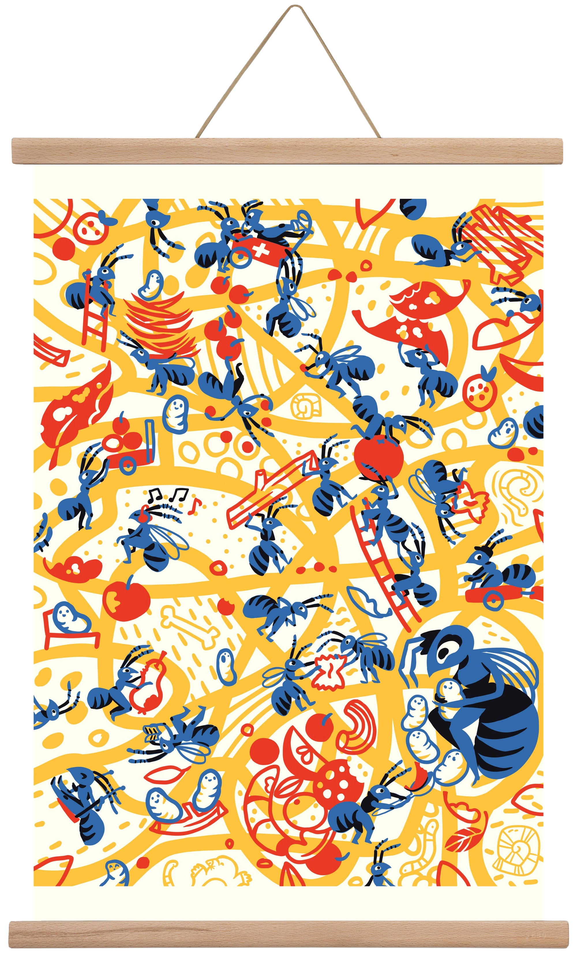 Hangyaboly, 40x60 cm (40x60 cm), Tölgy akasztó