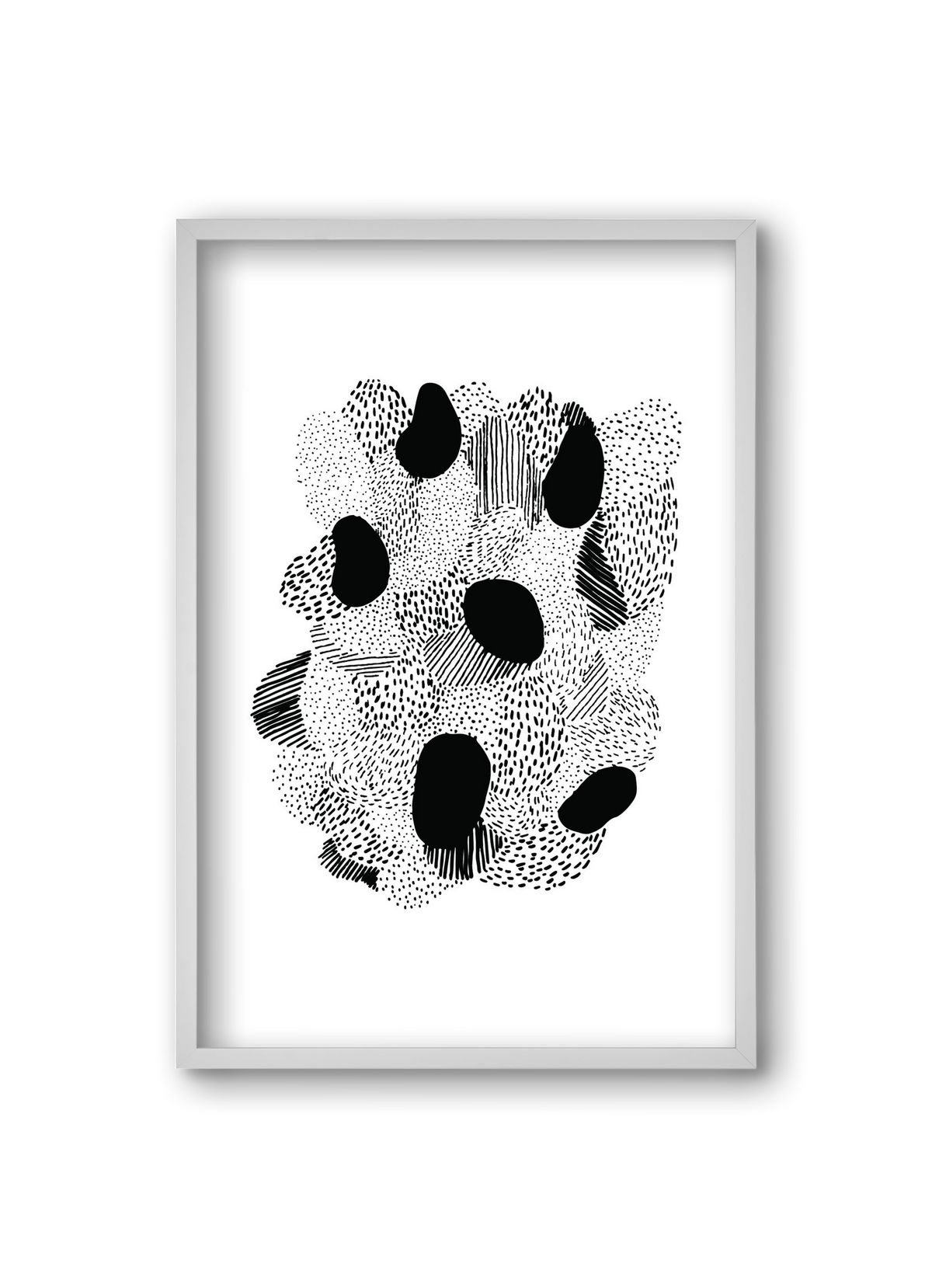 Patterns, 20x30 cm (20x30 cm), Fehér keret