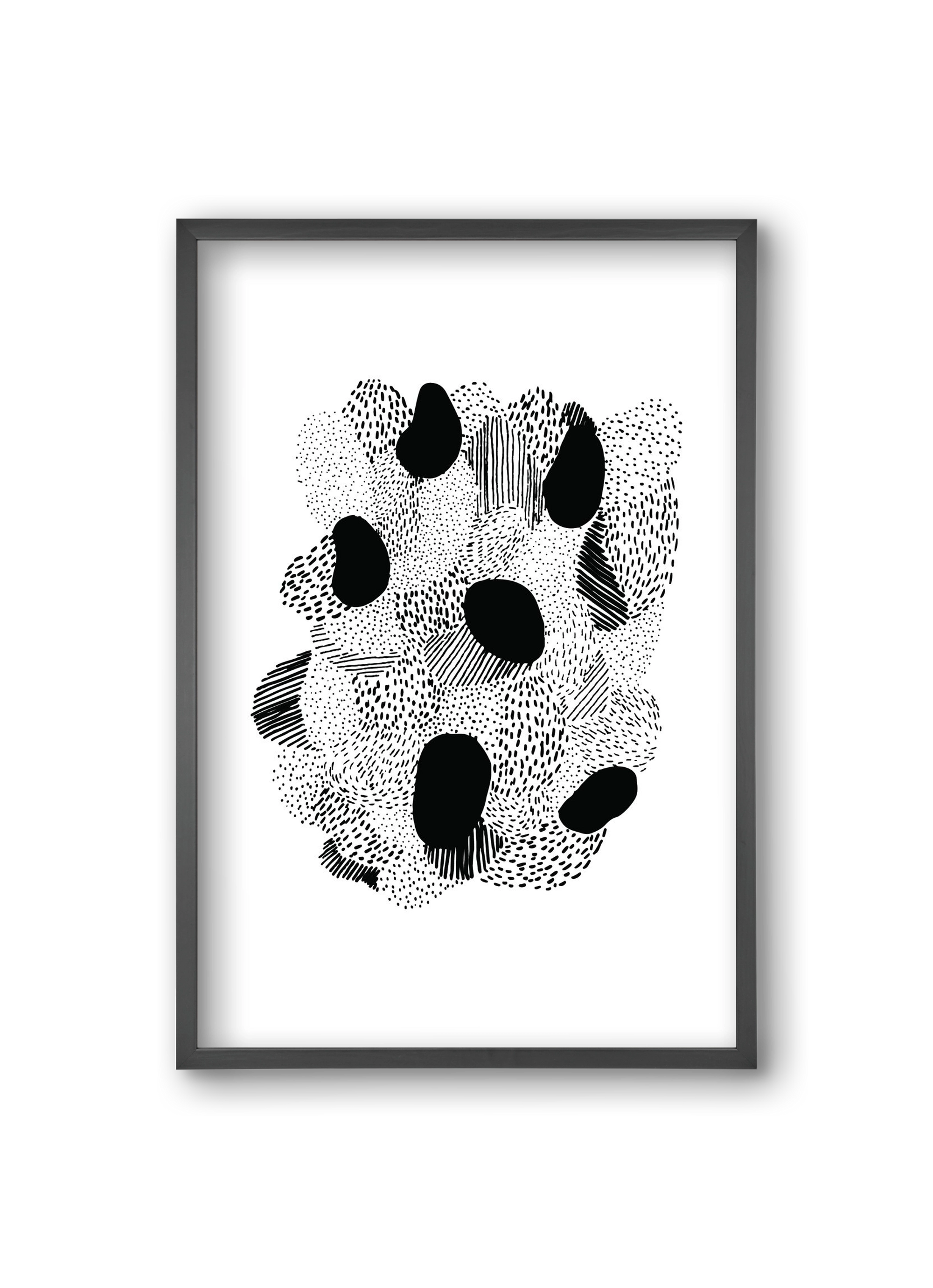 Patterns, 20x30 cm (20x30 cm), Fekete keret