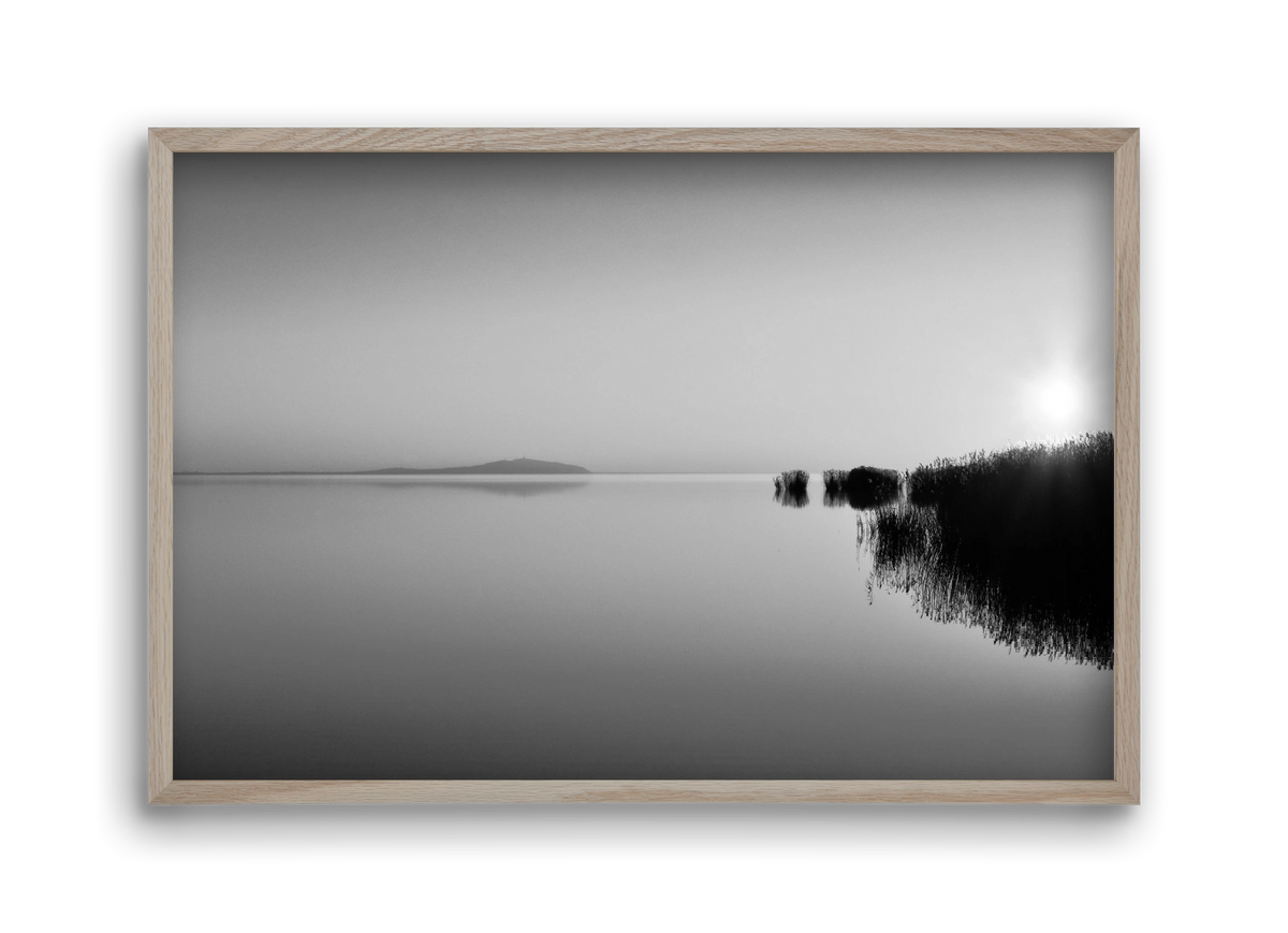 Digital Sun , 45x30 cm (45x30 cm), Tölgy keret