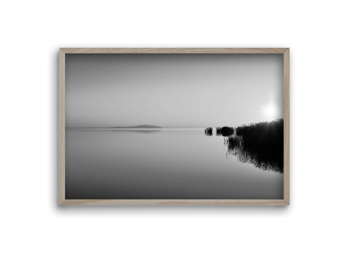 Digital Sun , 30x20 cm (30x20 cm), Tölgy keret