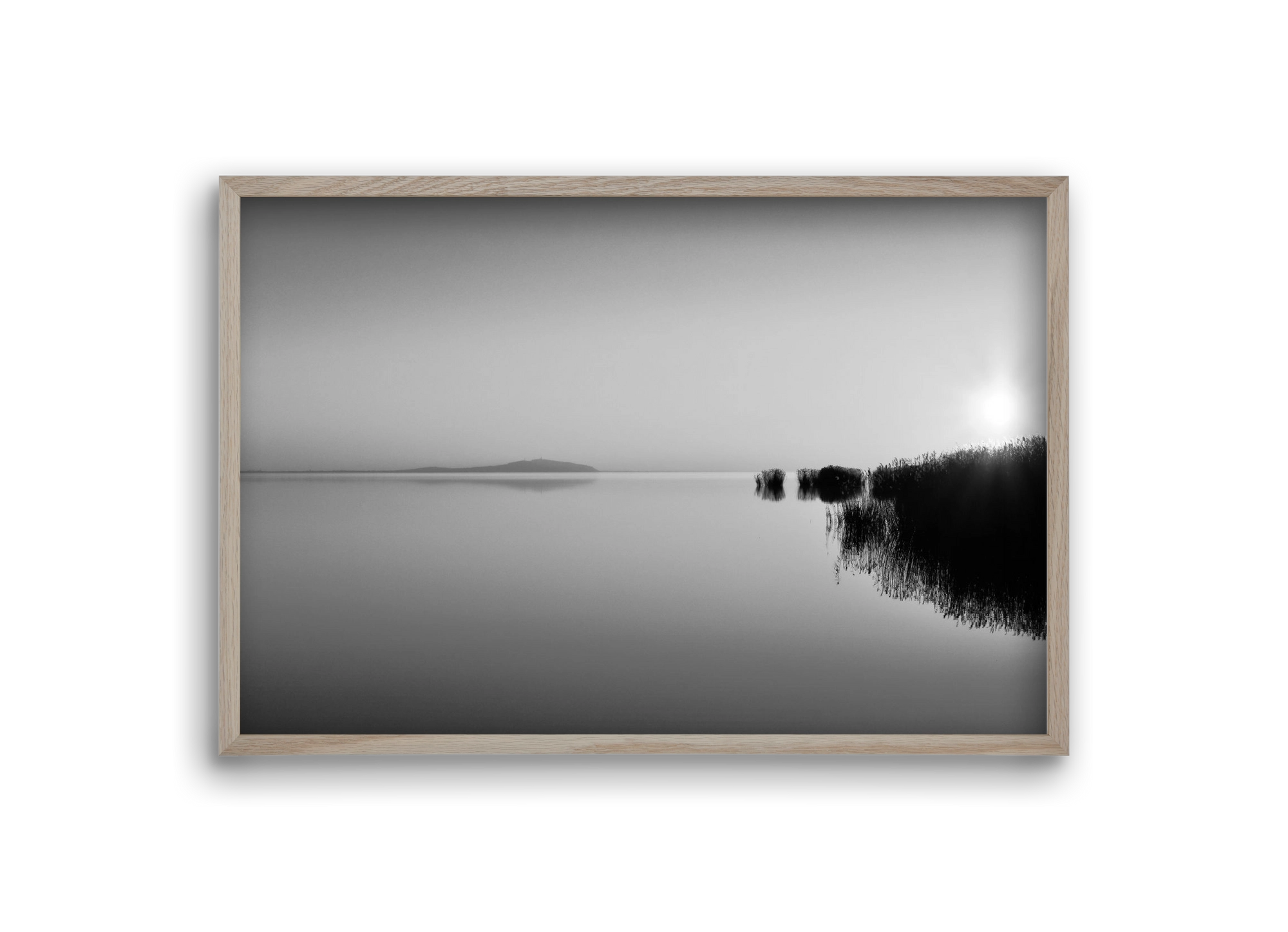 Digital Sun , 30x20 cm (30x20 cm), Tölgy keret