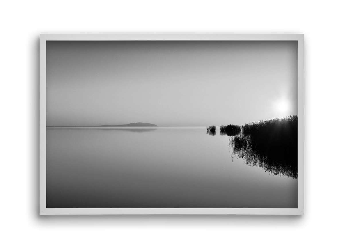 Digital Sun , 45x30 cm (45x30 cm), Fehér keret