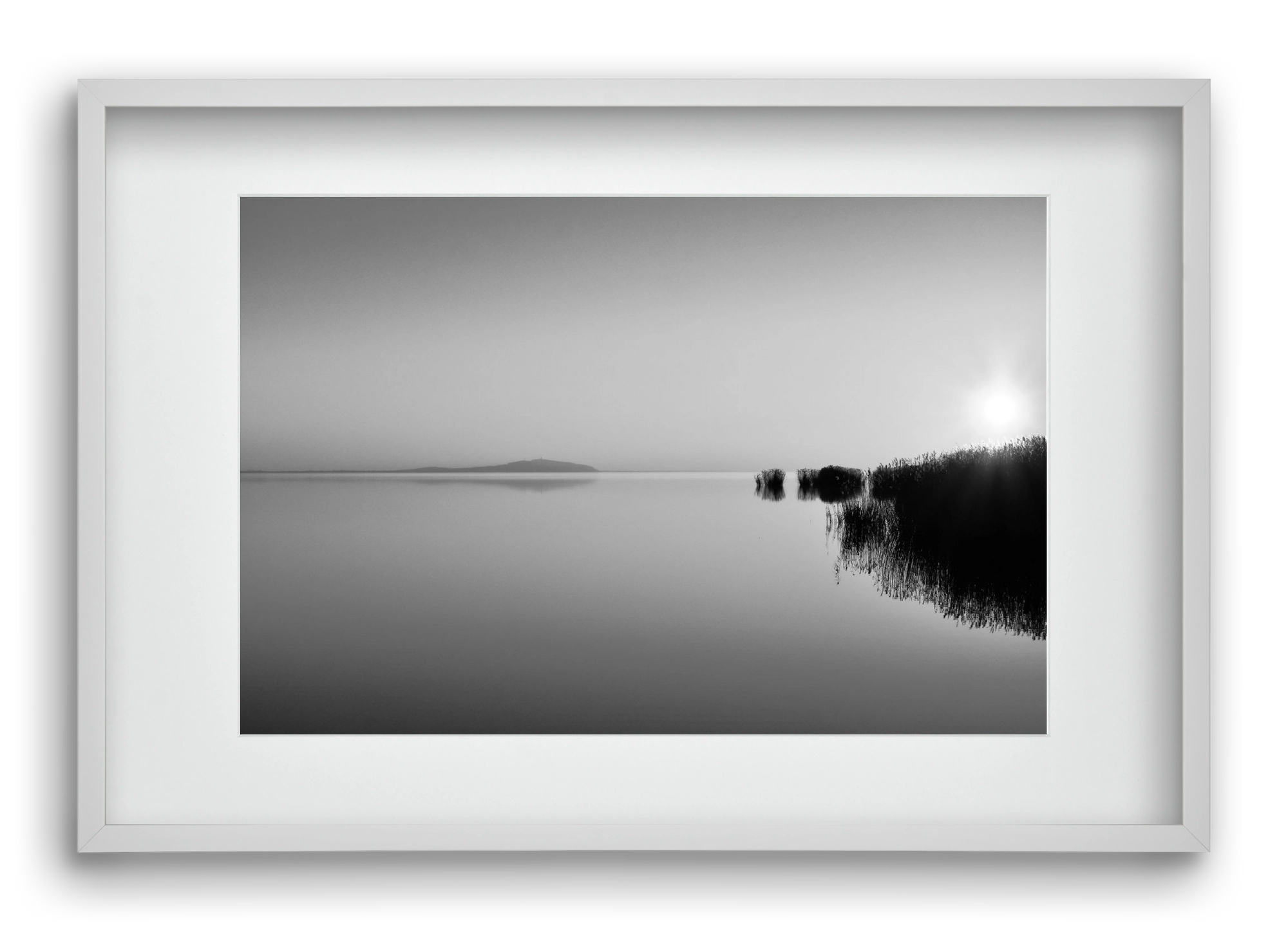 Digital Sun , 60x40 cm (45x30 cm), Fehér keret, paszpartuval