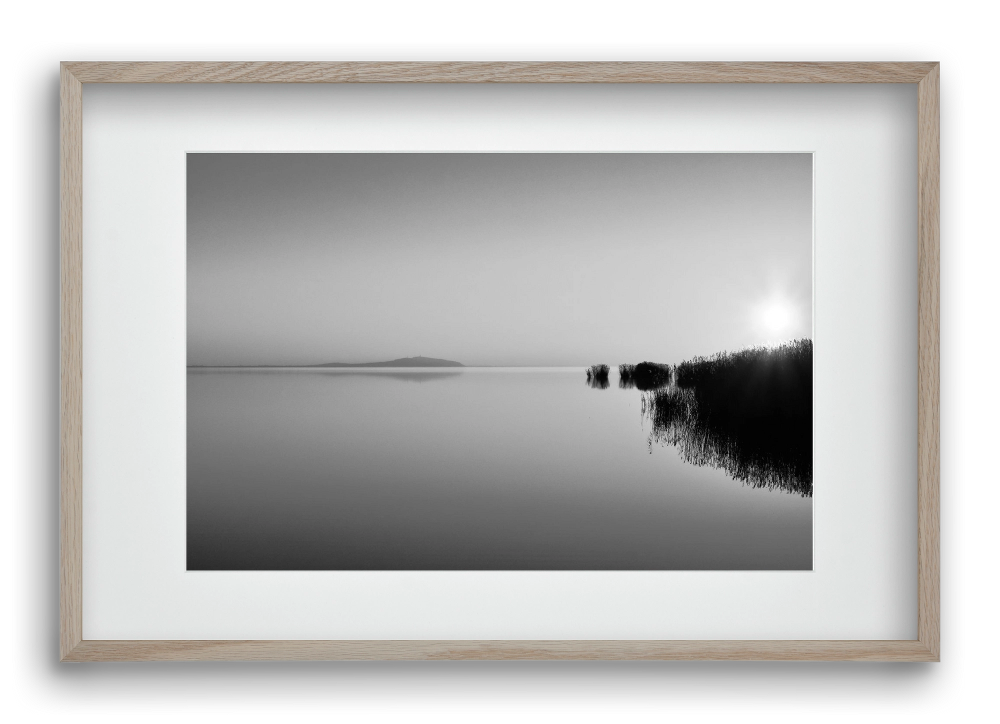 Digital Sun , 60x40 cm (45x30 cm), Tölgy keret, paszpartuval