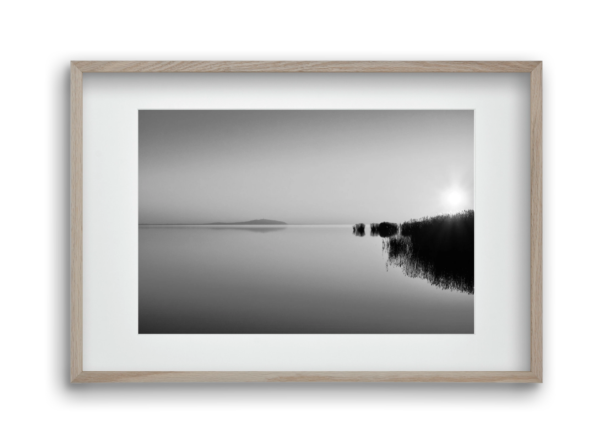 Digital Sun , 45x30 cm (30x20 cm), Tölgy keret, paszpartuval