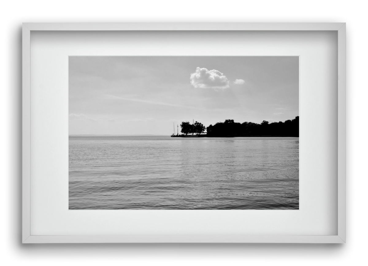 The Cloud, 60x40 cm (45x30 cm), Fehér keret, paszpartuval