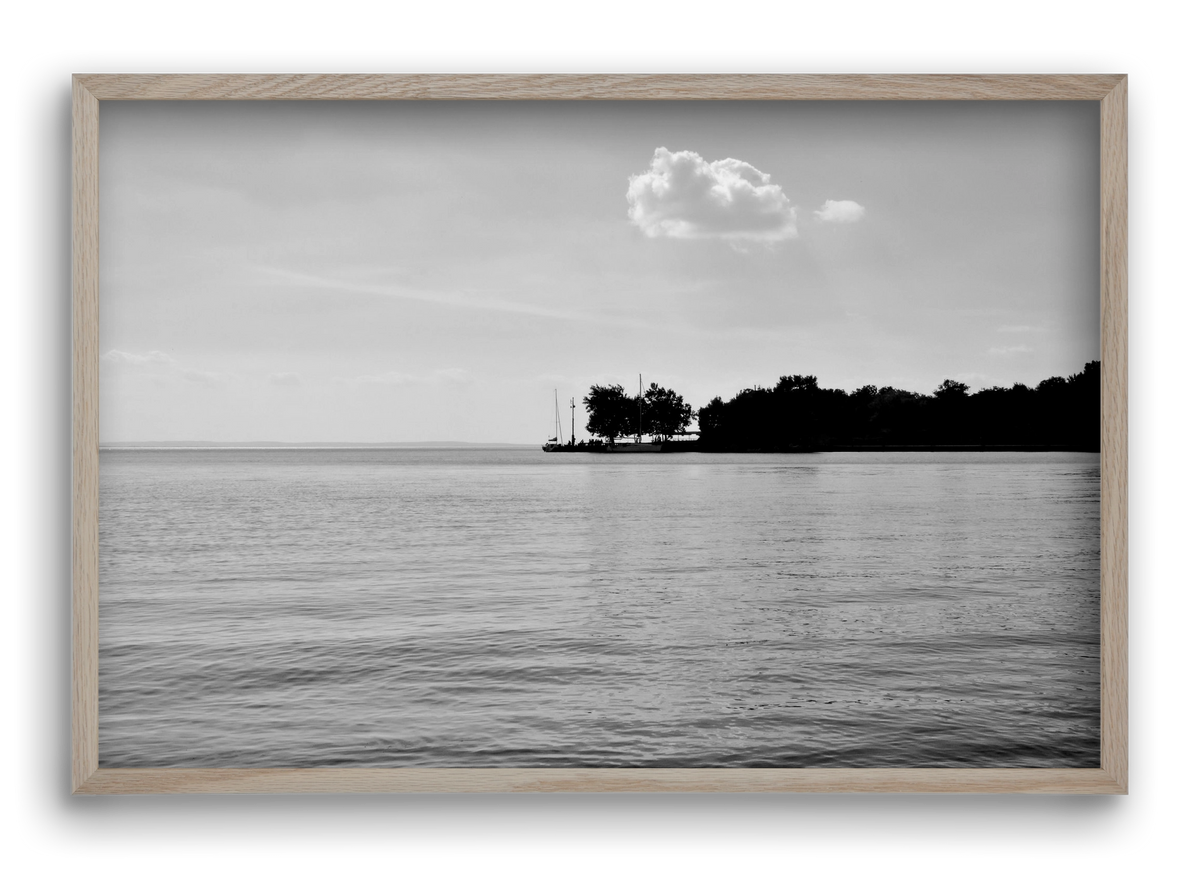 The Cloud, 60x40 cm (60x40 cm), Tölgy keret