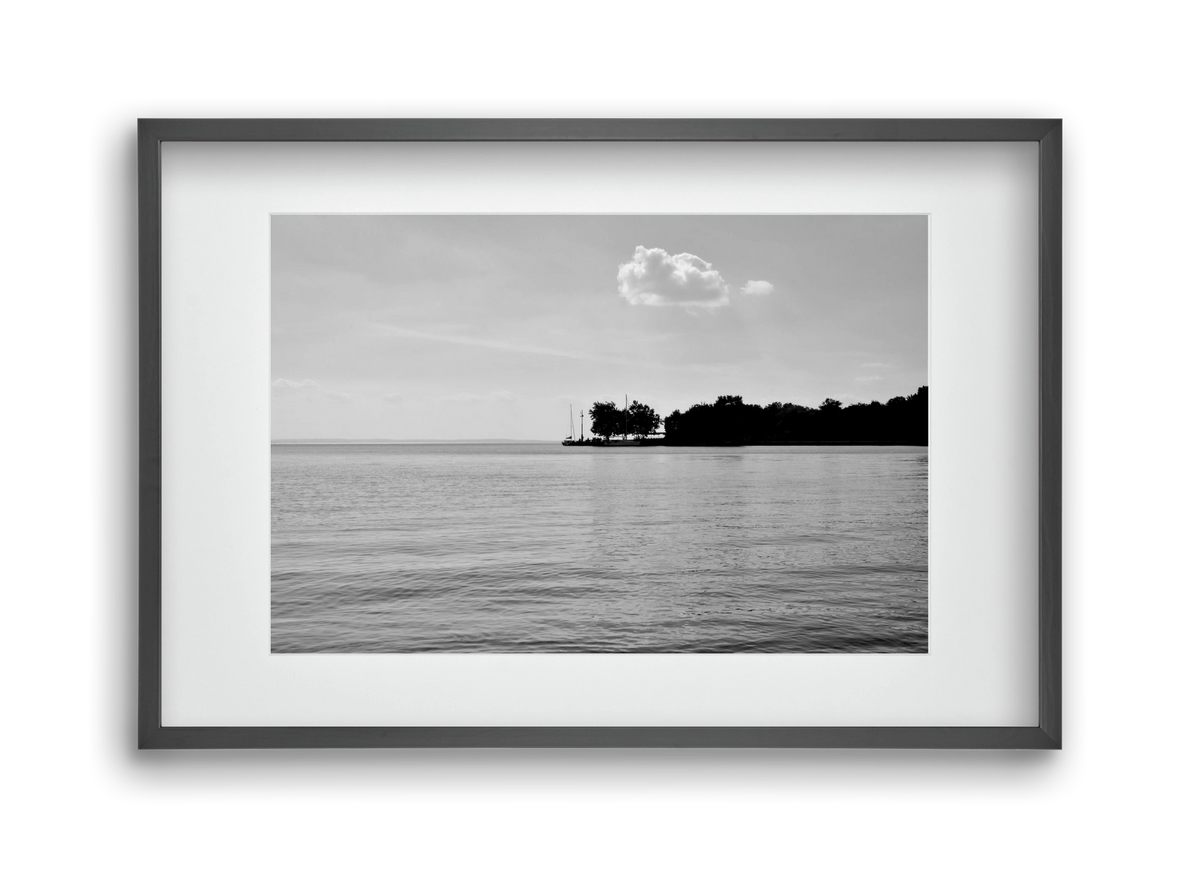 The Cloud, 45x30 cm (30x20 cm), Fekete keret, paszpartuval