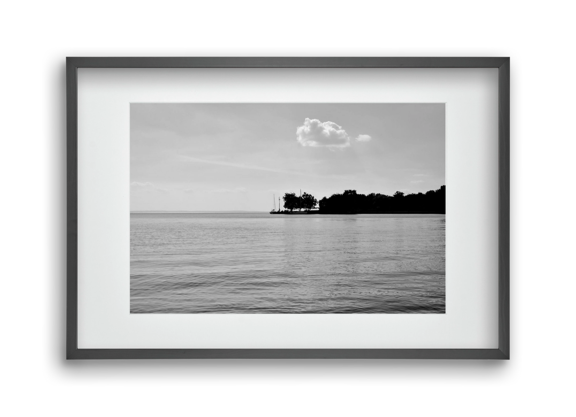 The Cloud, 45x30 cm (30x20 cm), Fekete keret, paszpartuval