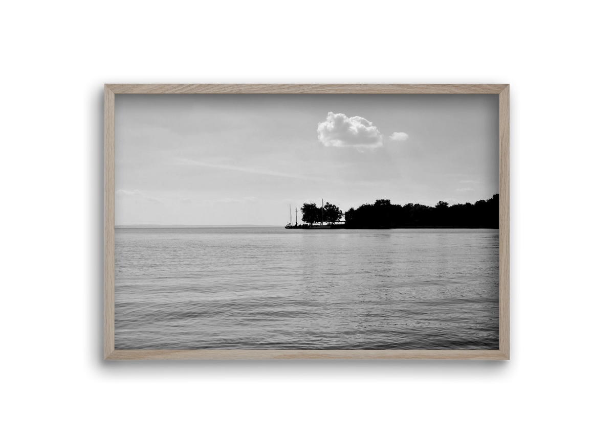 The Cloud, 30x20 cm (30x20 cm), Tölgy keret