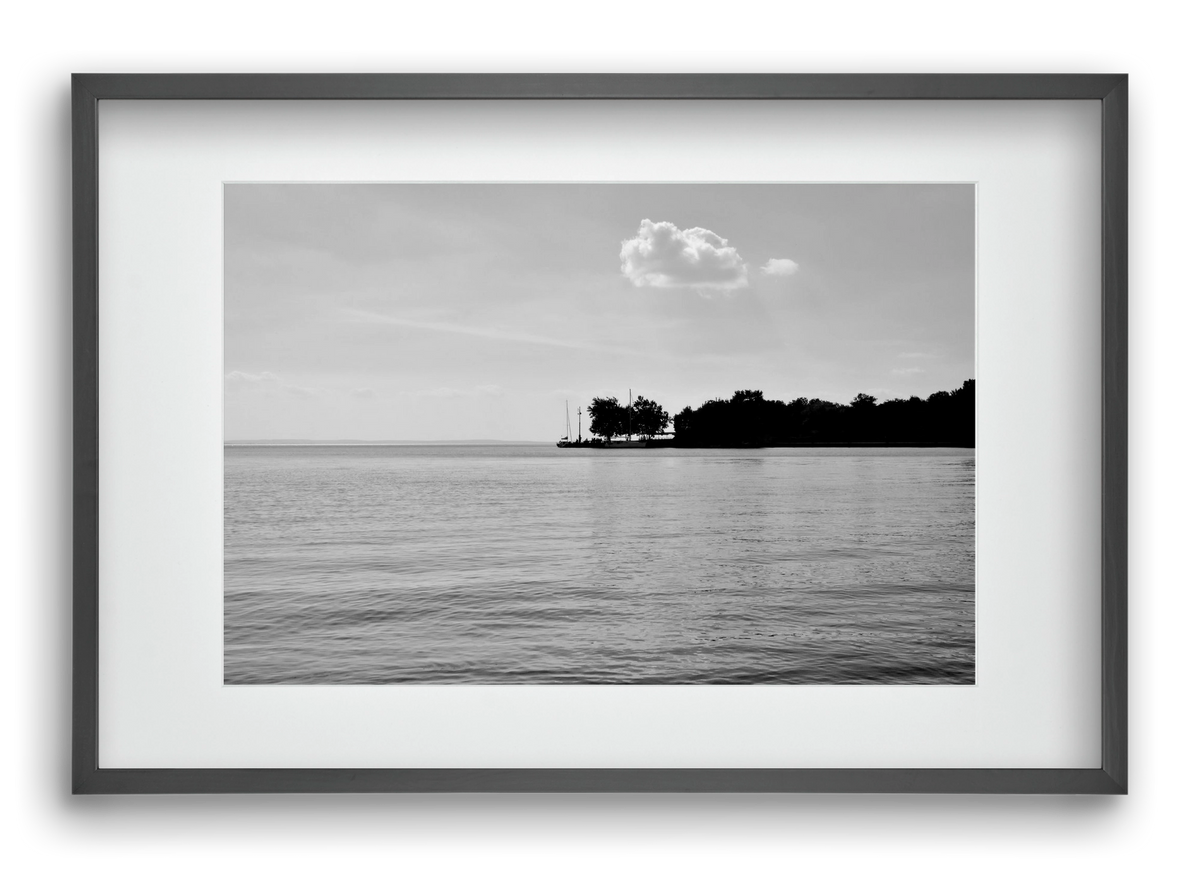 The Cloud, 60x40 cm (45x30 cm), Fekete keret, paszpartuval