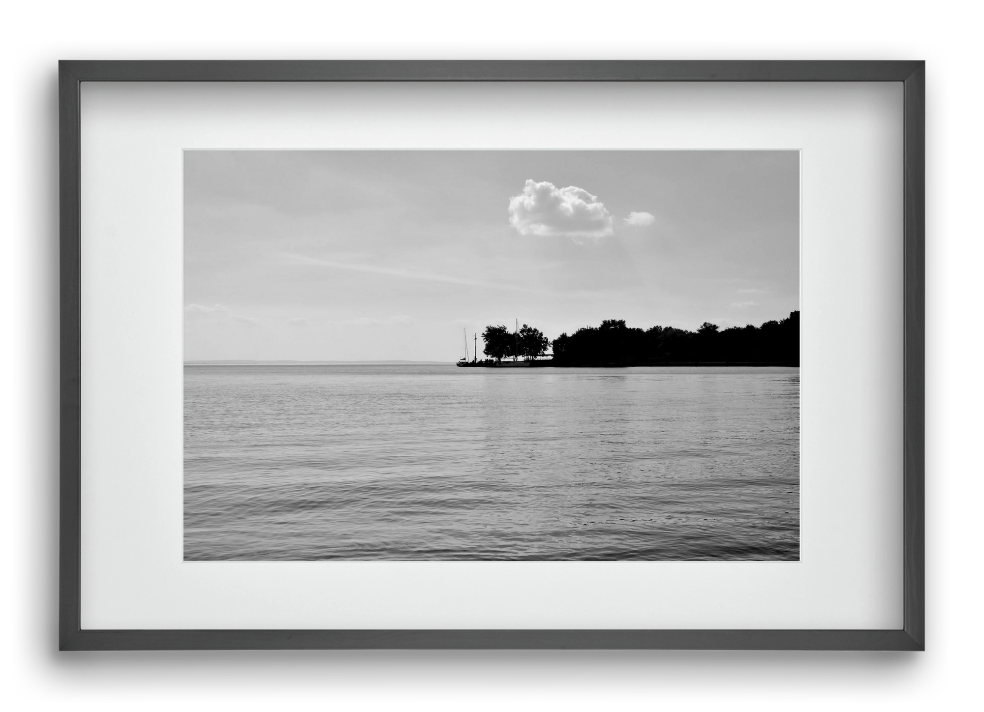 The Cloud, 60x40 cm (45x30 cm), Fekete keret, paszpartuval