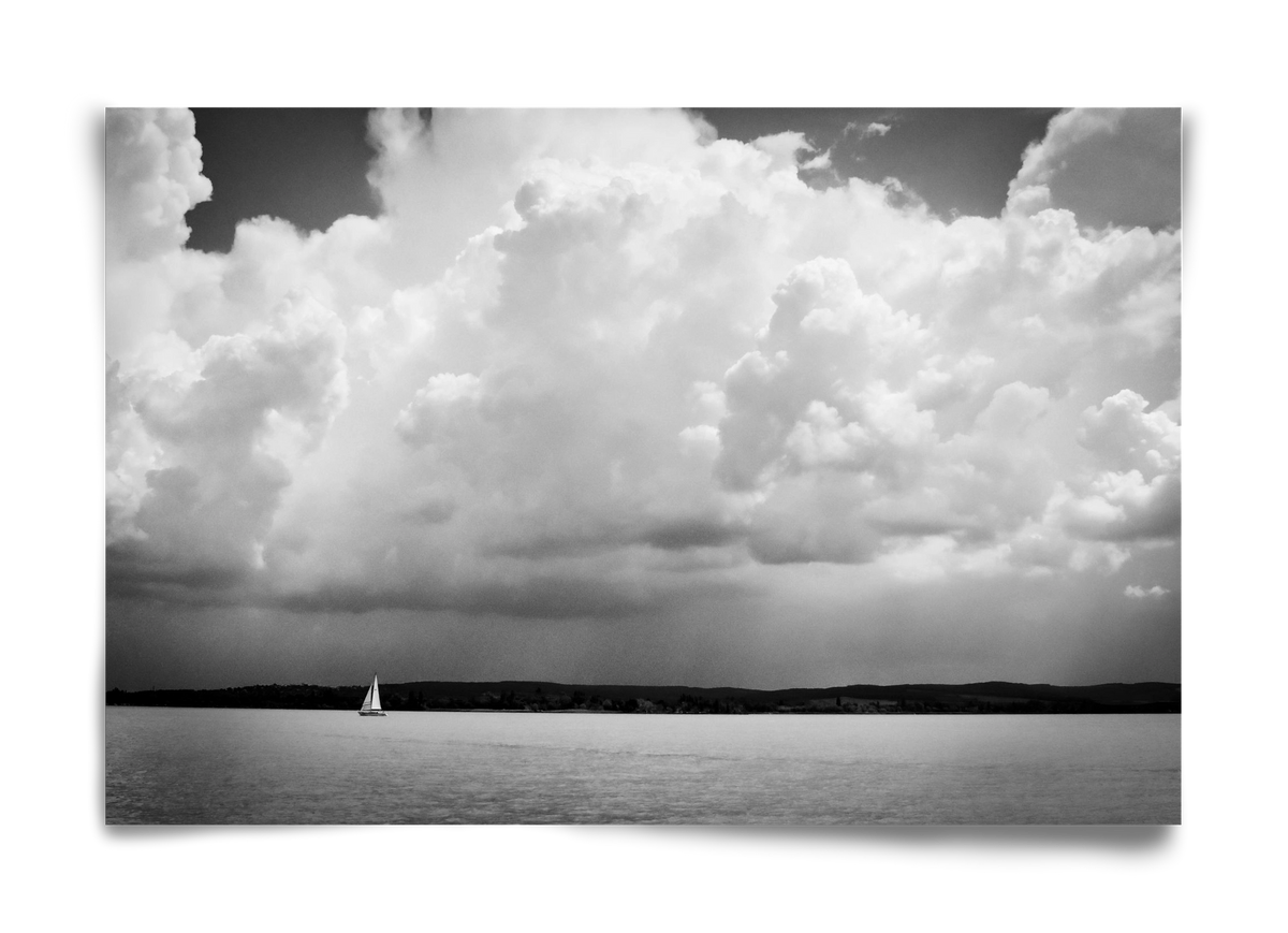 Lake Storm, 60x40 cm, Keret nélkül