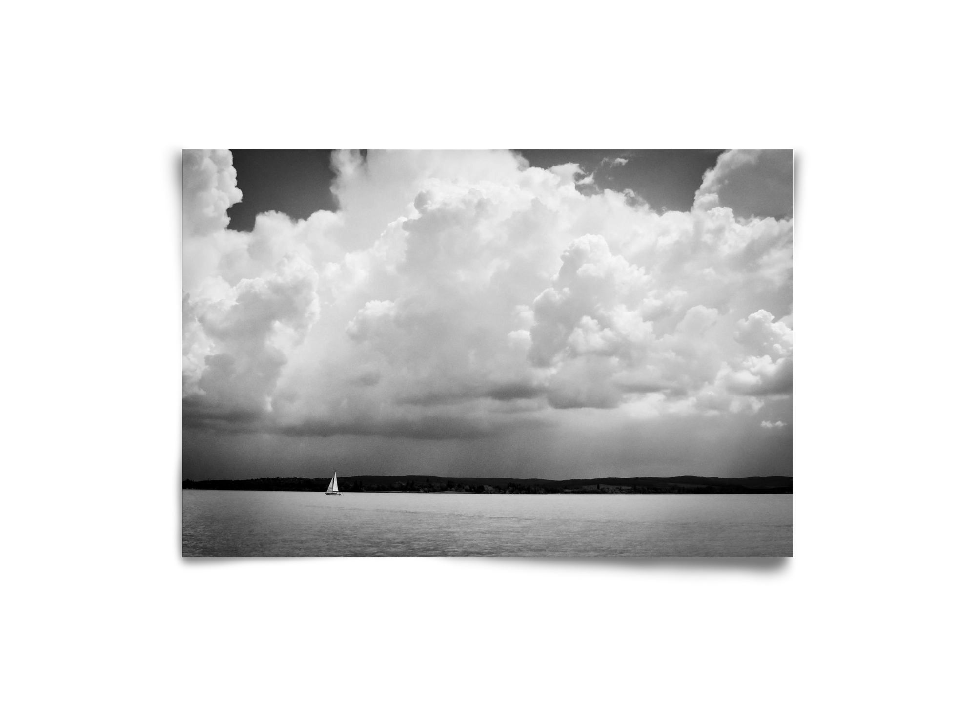 Lake Storm, 30x20 cm, Keret nélkül