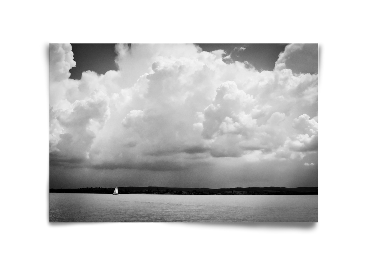 Lake Storm, 45x30 cm, Keret nélkül