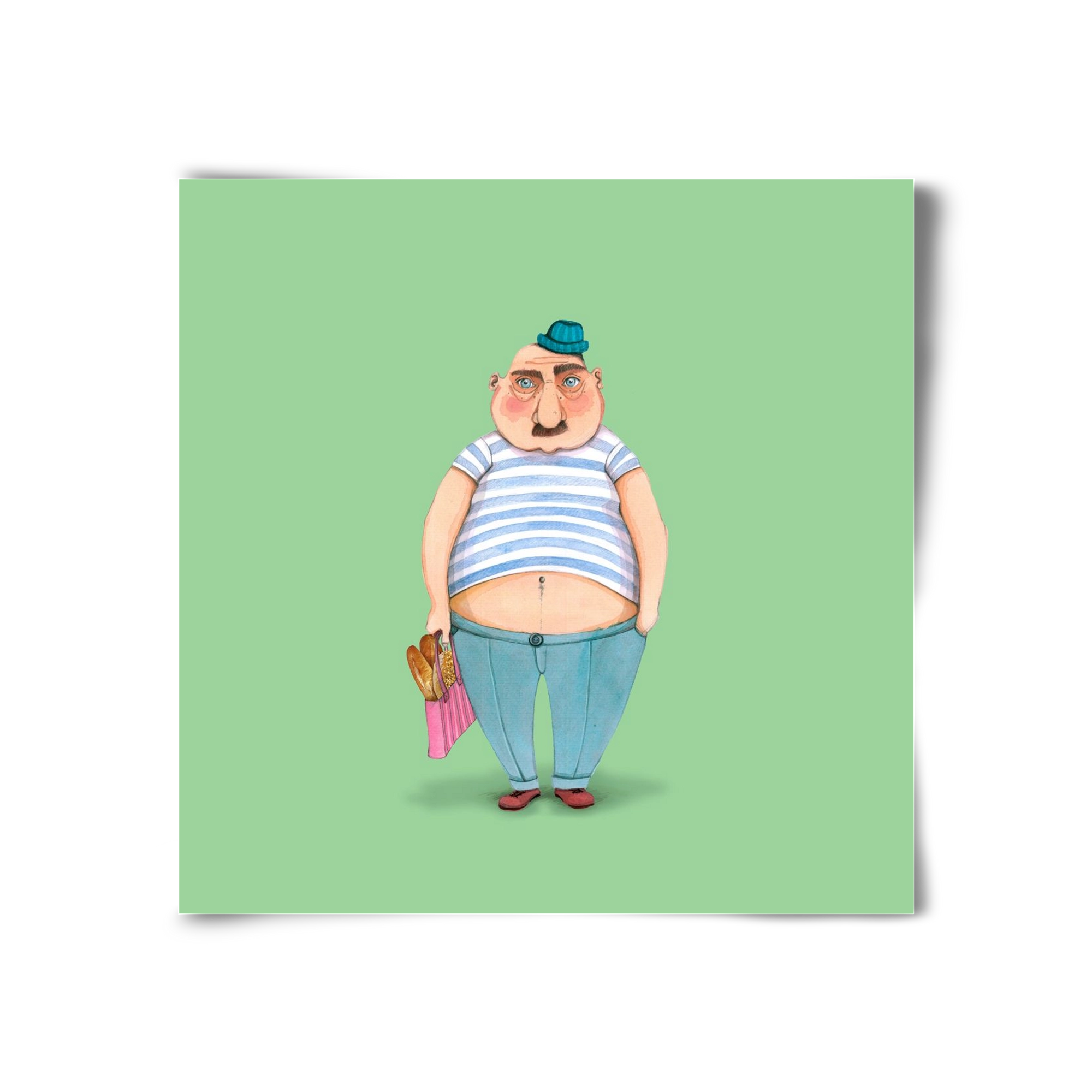 JAQUE LOUIS, 30x30 cm, Keret nélkül