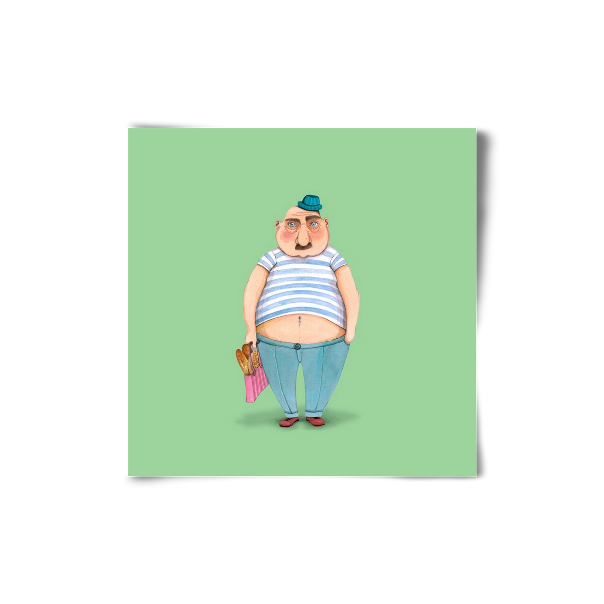 JAQUE LOUIS, 20x20 cm, Keret nélkül