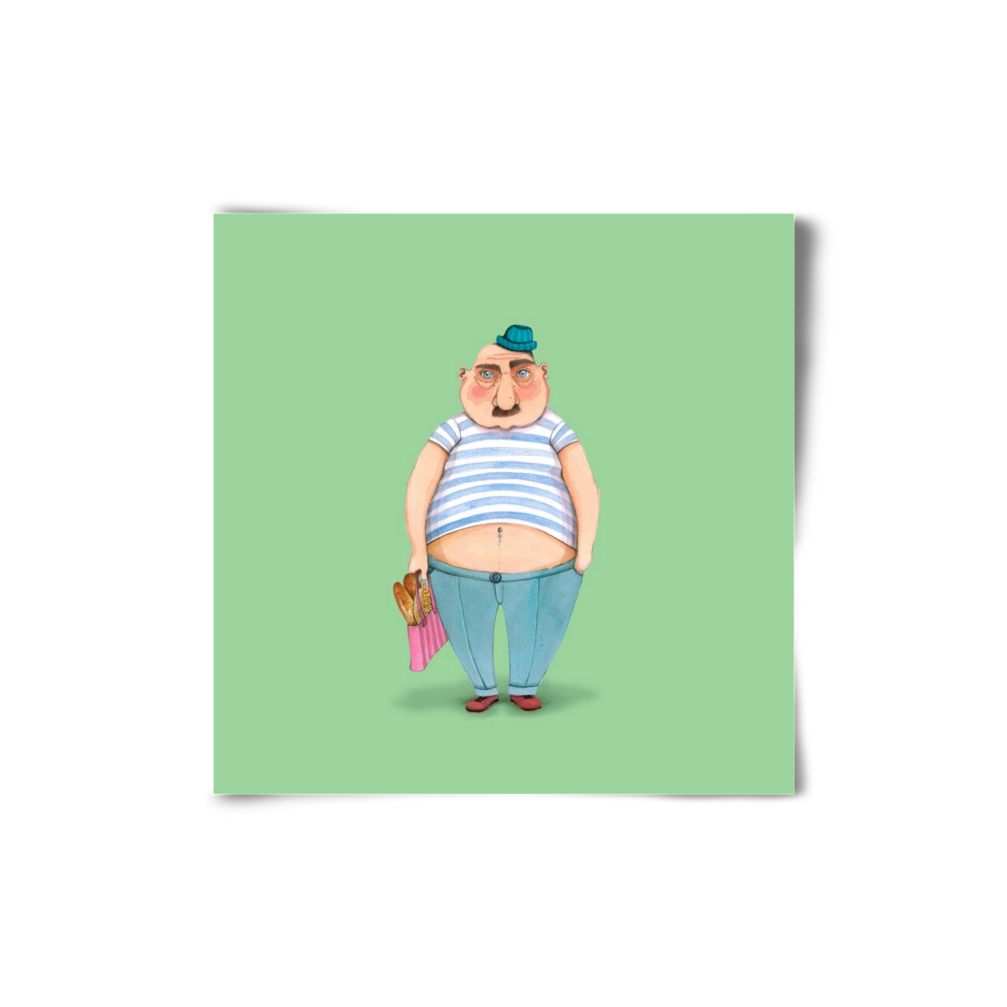 JAQUE LOUIS, 20x20 cm, Keret nélkül