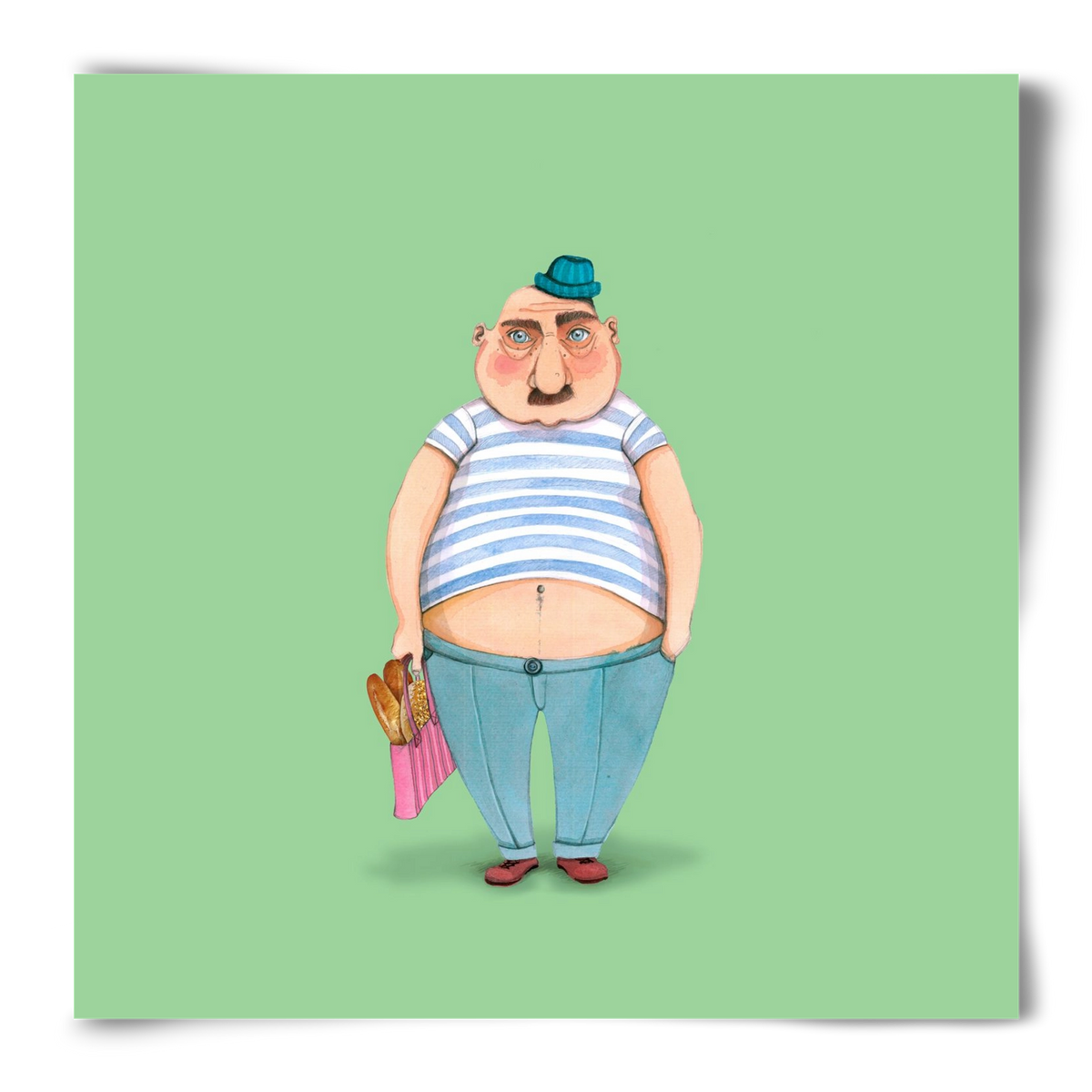 JAQUE LOUIS, 50x50 cm, Keret nélkül