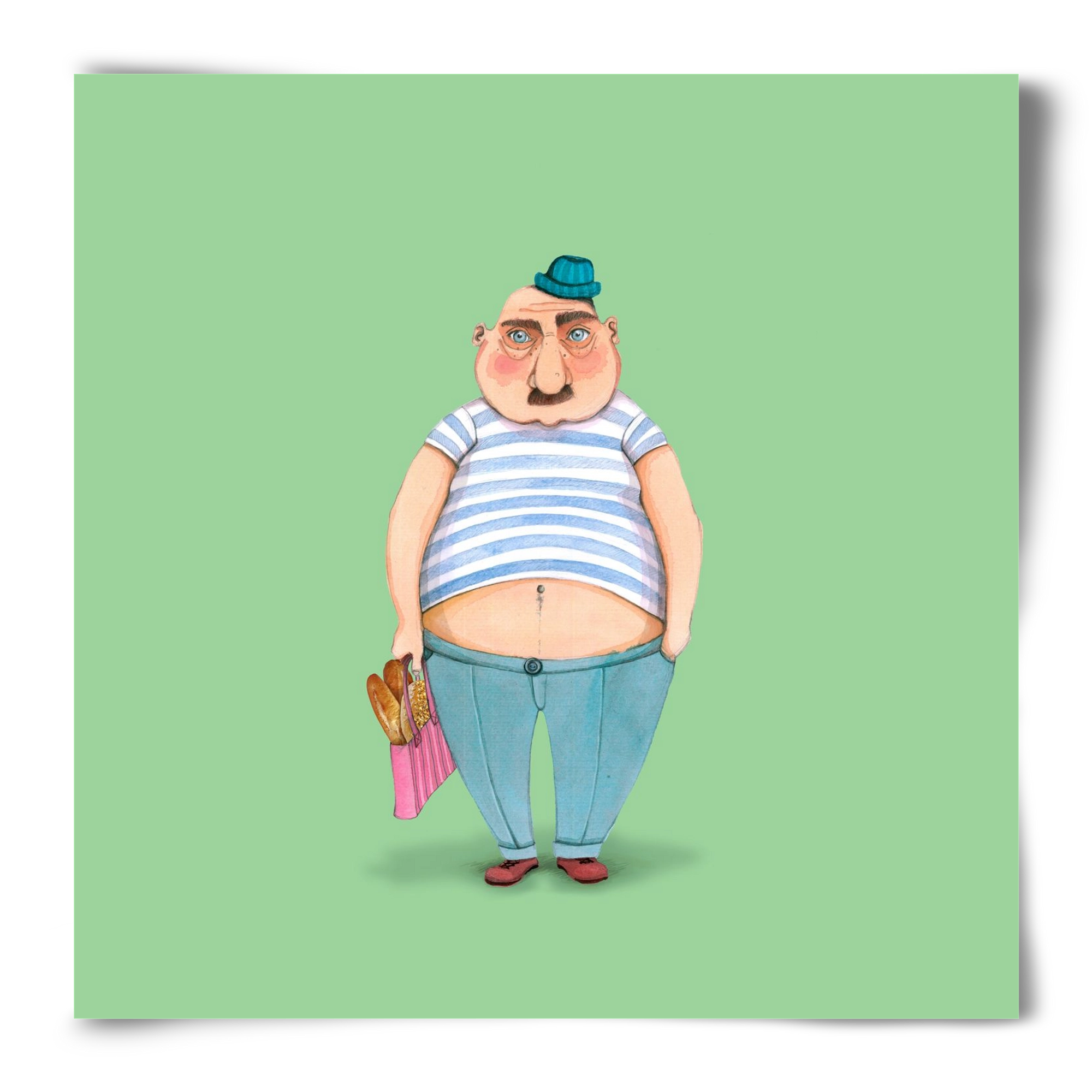 JAQUE LOUIS, 50x50 cm, Keret nélkül