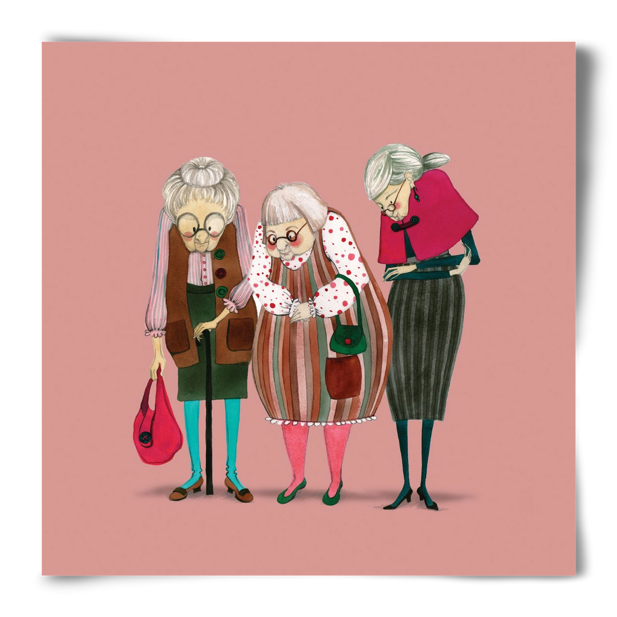 OLD LADIES, 50x50 cm, Keret nélkül