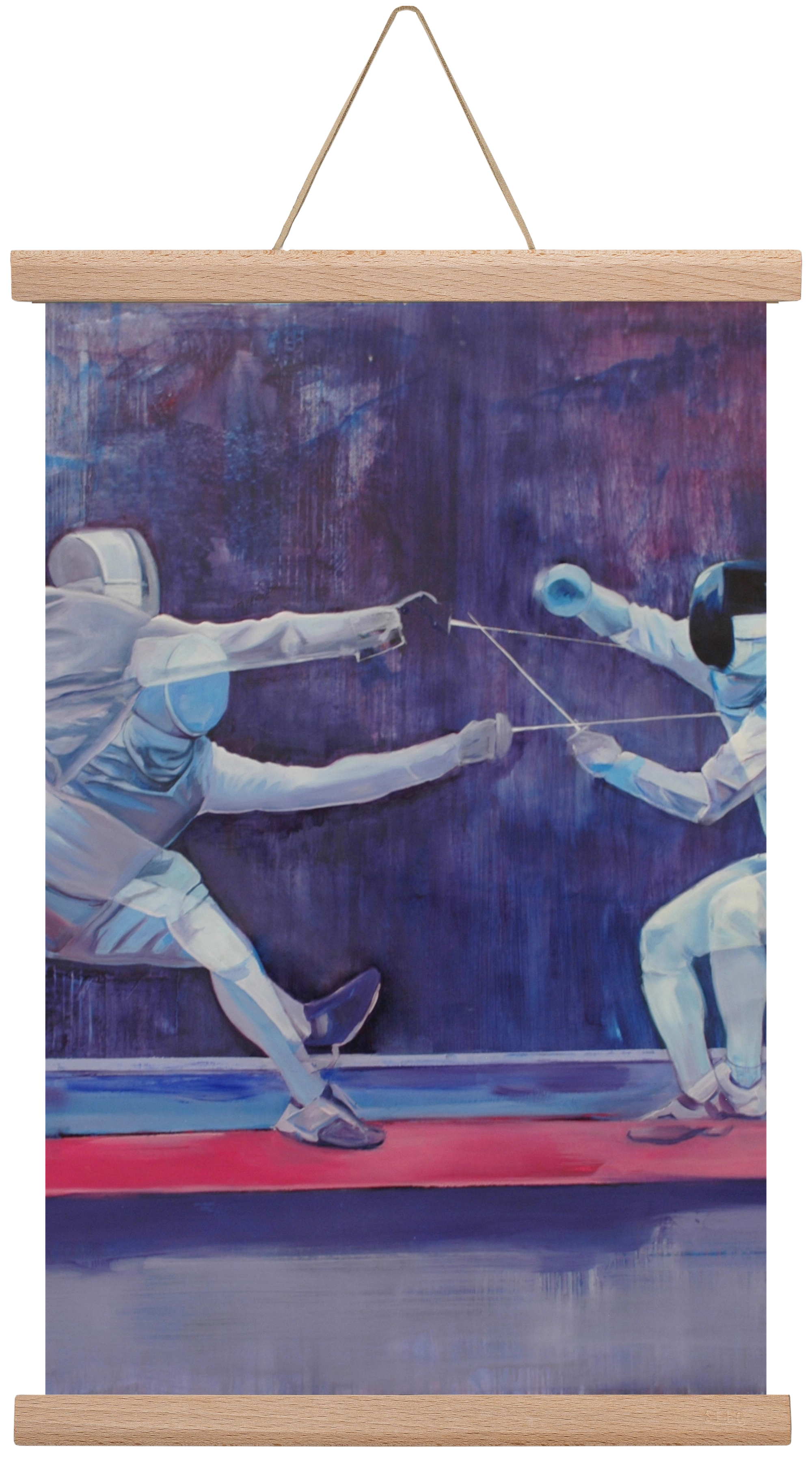 Azonosság, 45x30 cm (45x30 cm), Tölgy akasztó