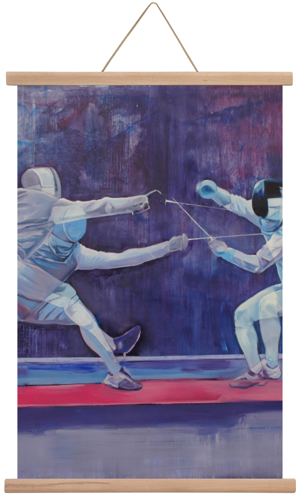 Azonosság, 60x40 cm (60x40 cm), Tölgy akasztó