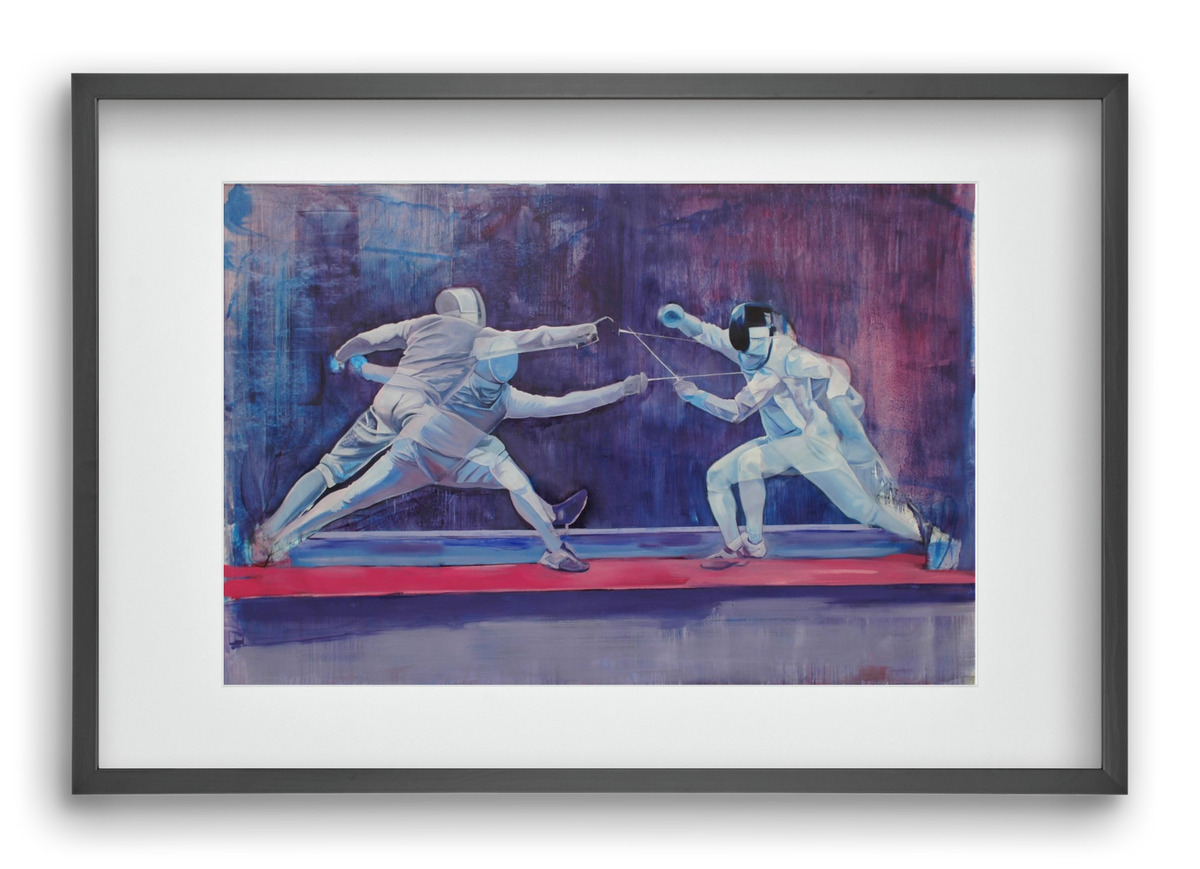 Azonosság, 60x40 cm (45x30 cm), Fekete keret, paszpartuval