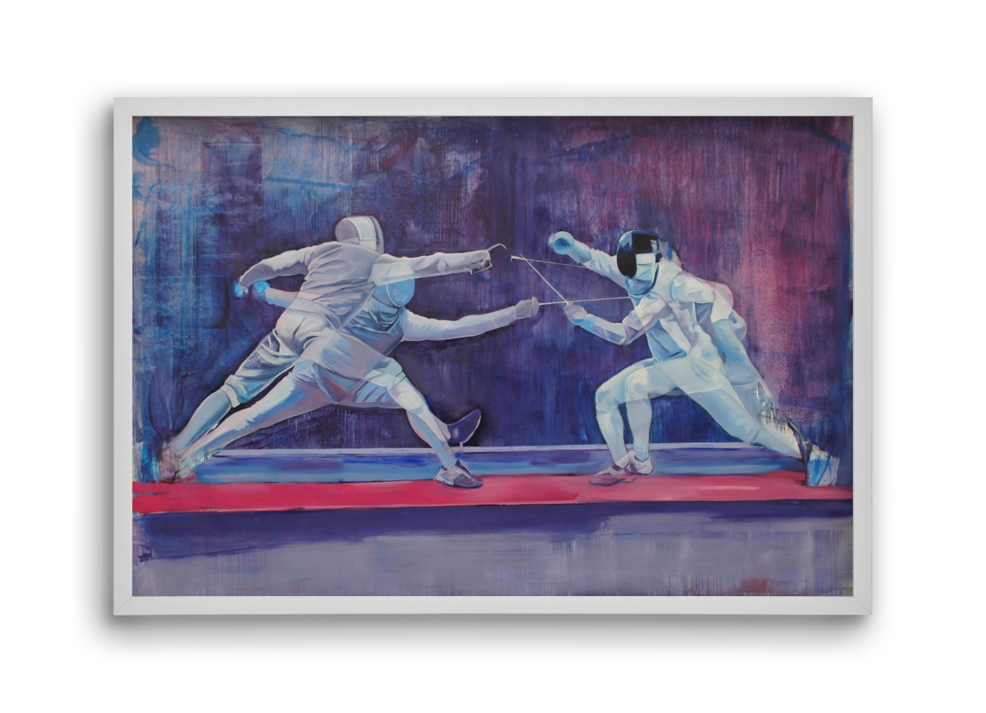 Azonosság, 45x30 cm (45x30 cm), Fehér keret