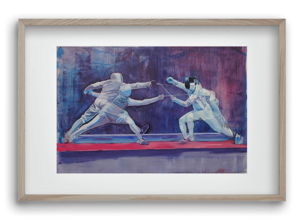 Azonosság, 60x40 cm (45x30 cm), Tölgy keret, paszpartuval