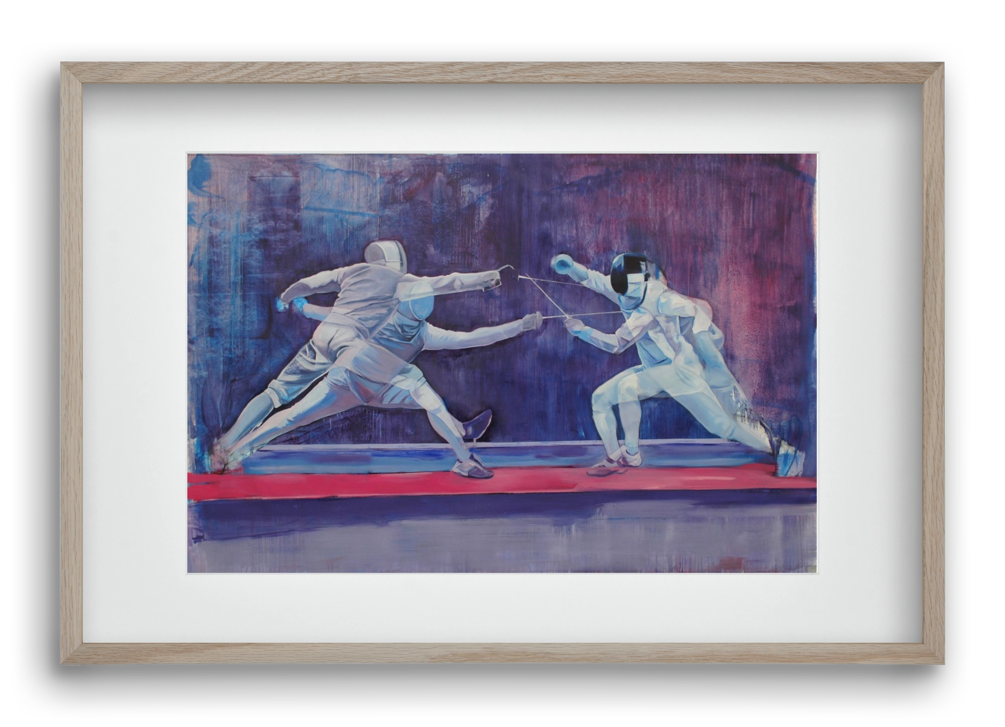 Azonosság, 60x40 cm (45x30 cm), Tölgy keret, paszpartuval