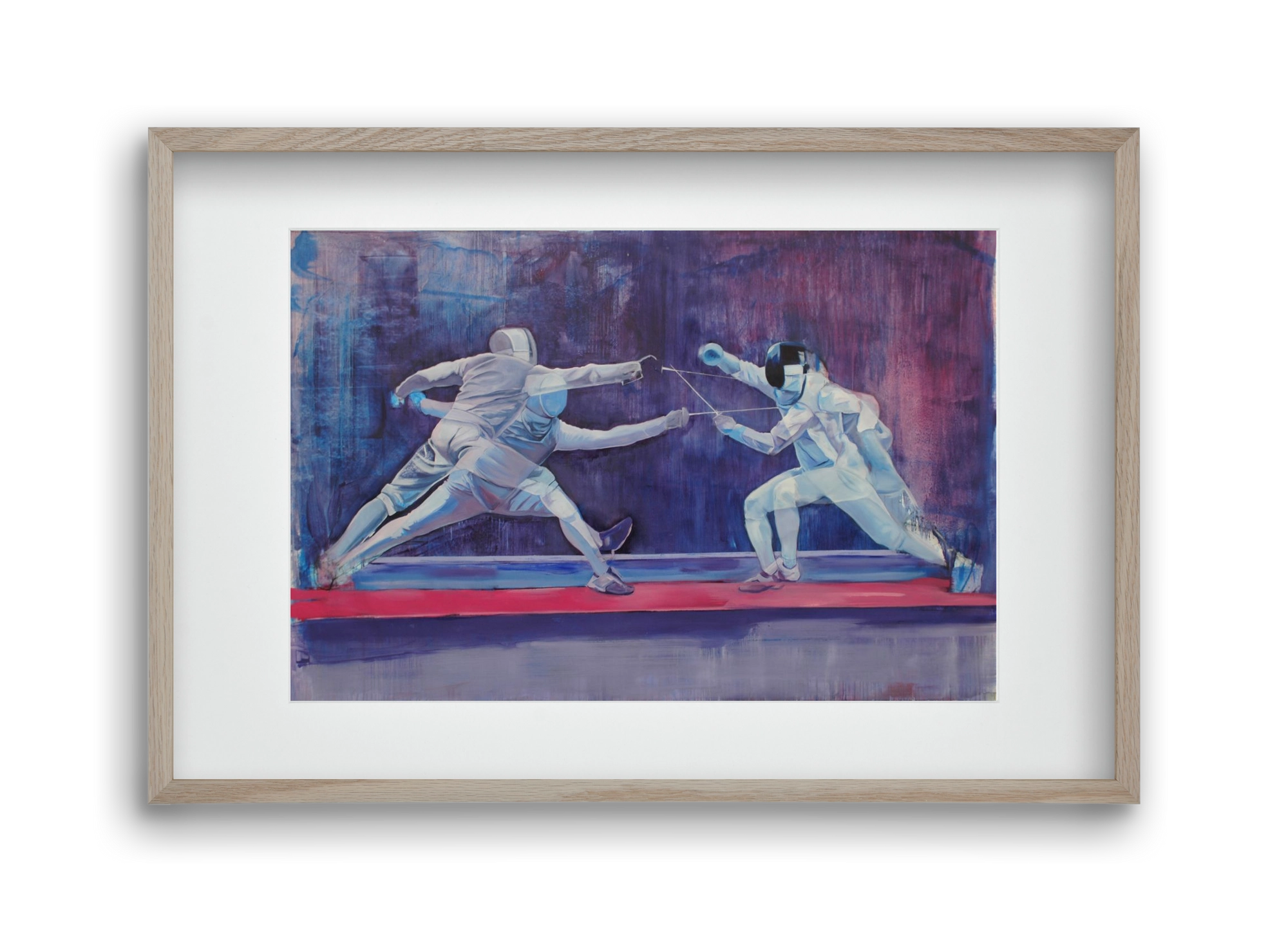 Azonosság, 45x30 cm (30x20 cm), Tölgy keret, paszpartuval