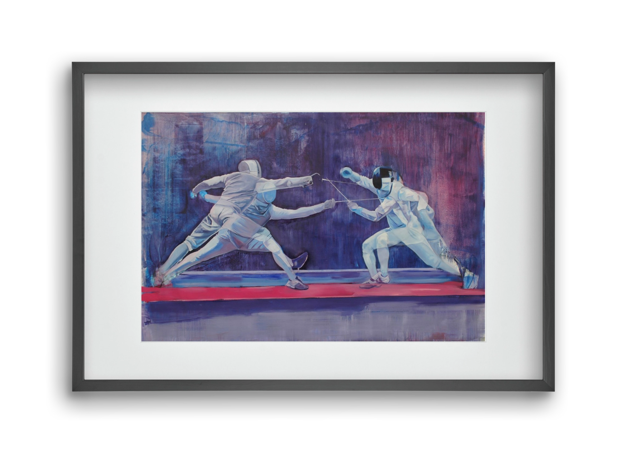 Azonosság, 45x30 cm (30x20 cm), Fekete keret, paszpartuval