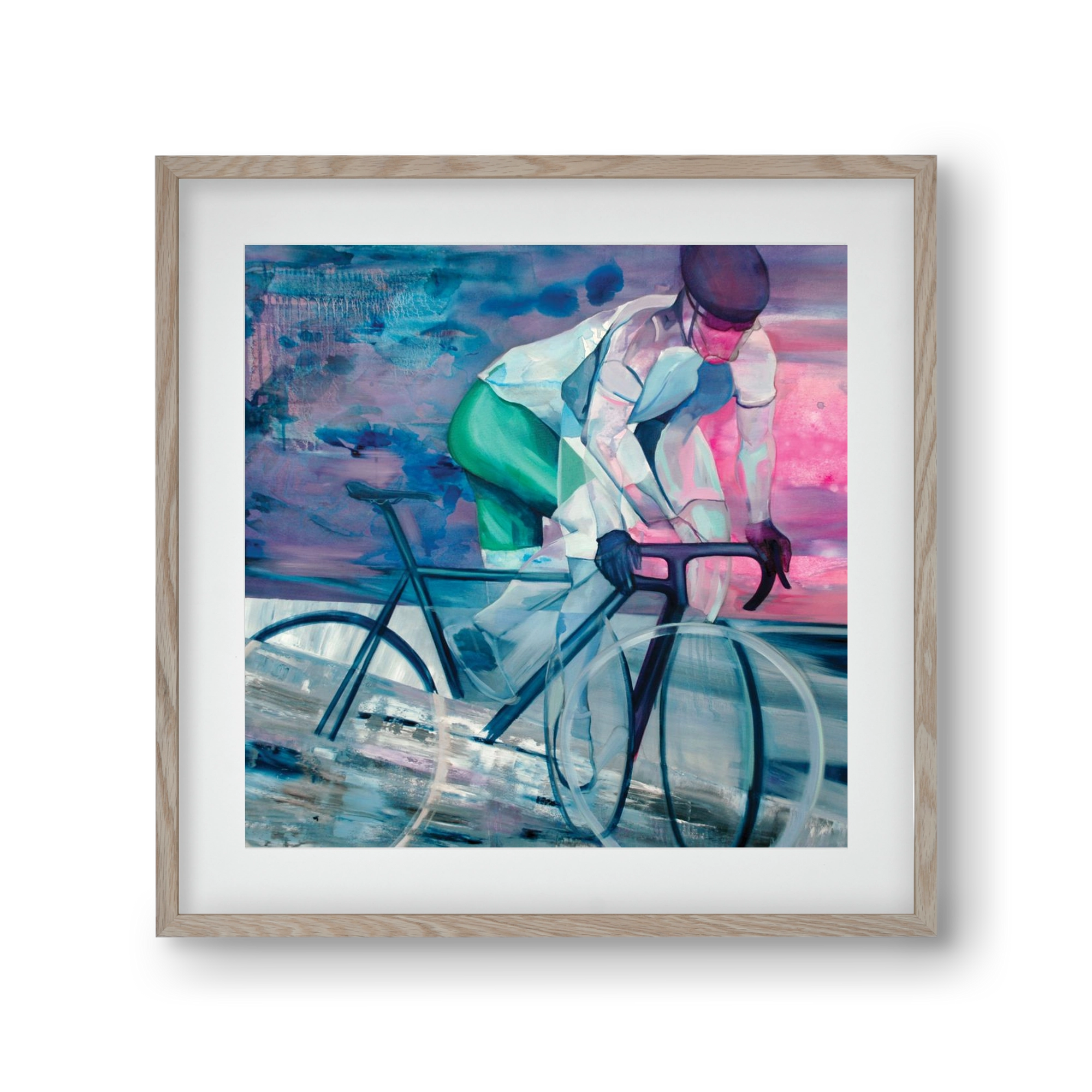 Párhuzamban, 30x30 cm (20x20 cm), Tölgy keret, paszpartuval