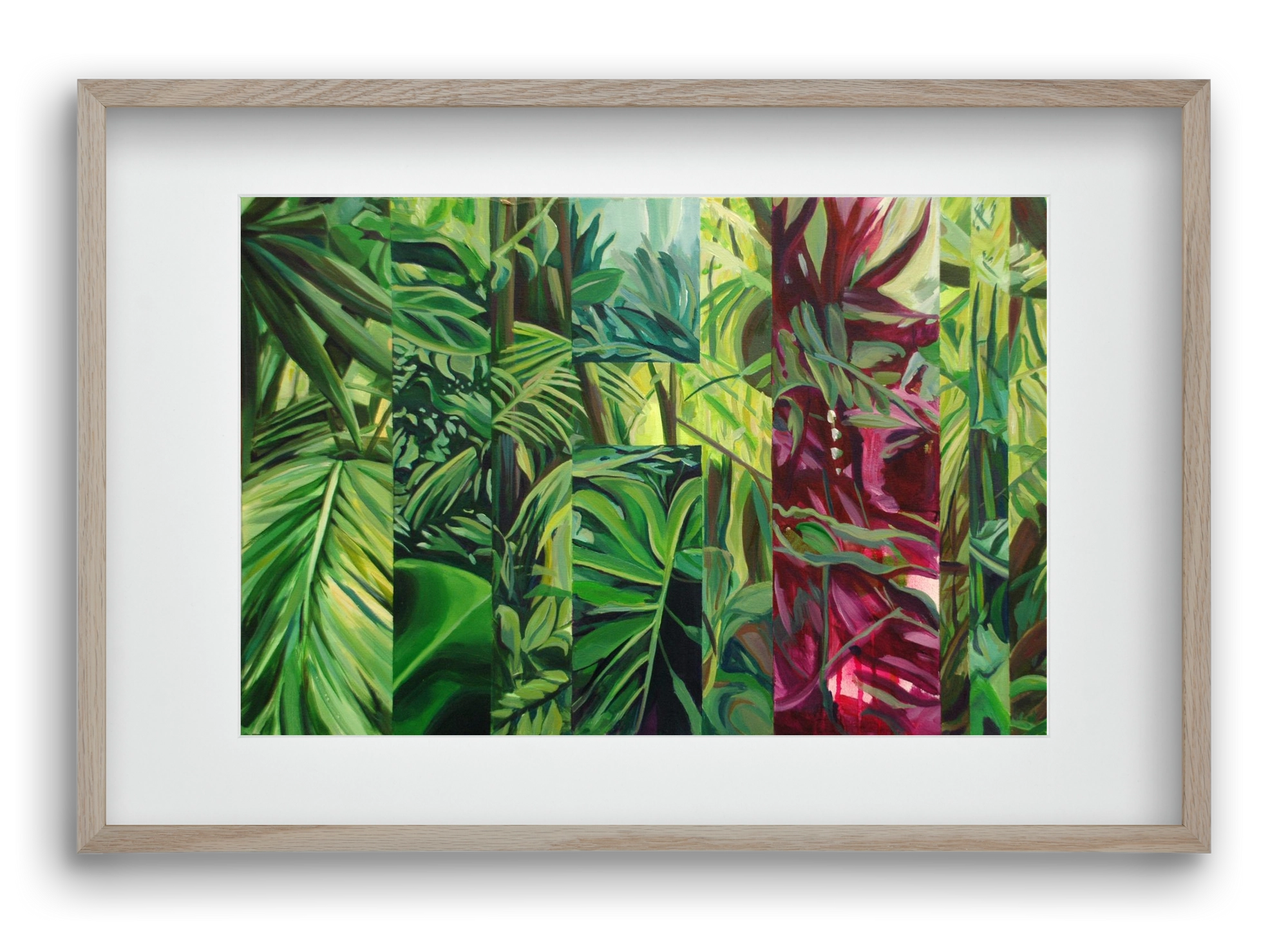 Jungel, 60x40 cm (45x30 cm), Tölgy keret, paszpartuval