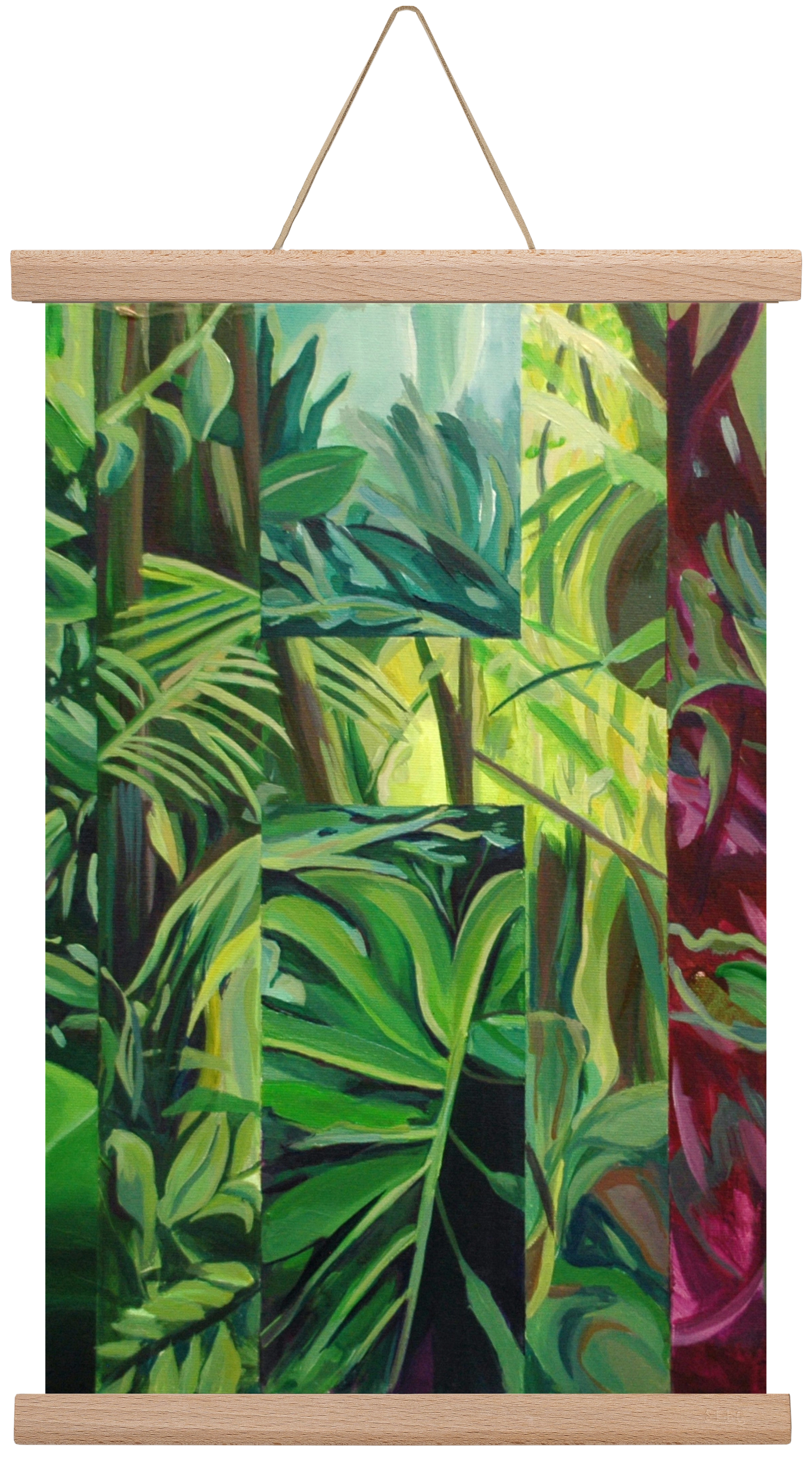 Jungel, 45x30 cm (45x30 cm), Tölgy akasztó