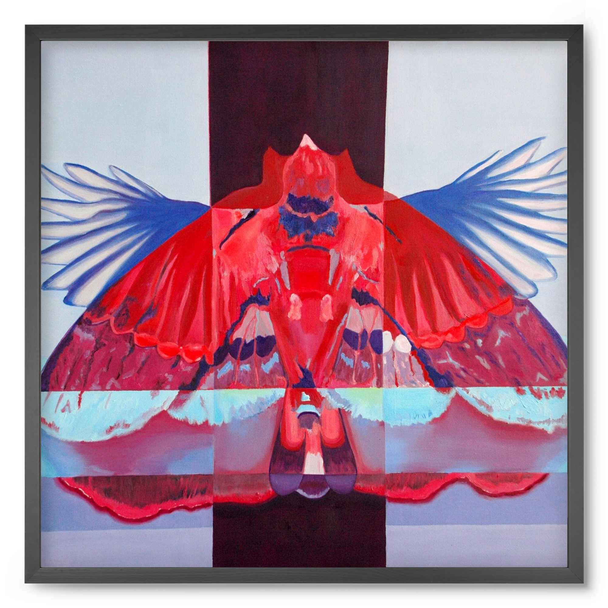 Főnix, 50x50 cm (50x50 cm), Fekete keret